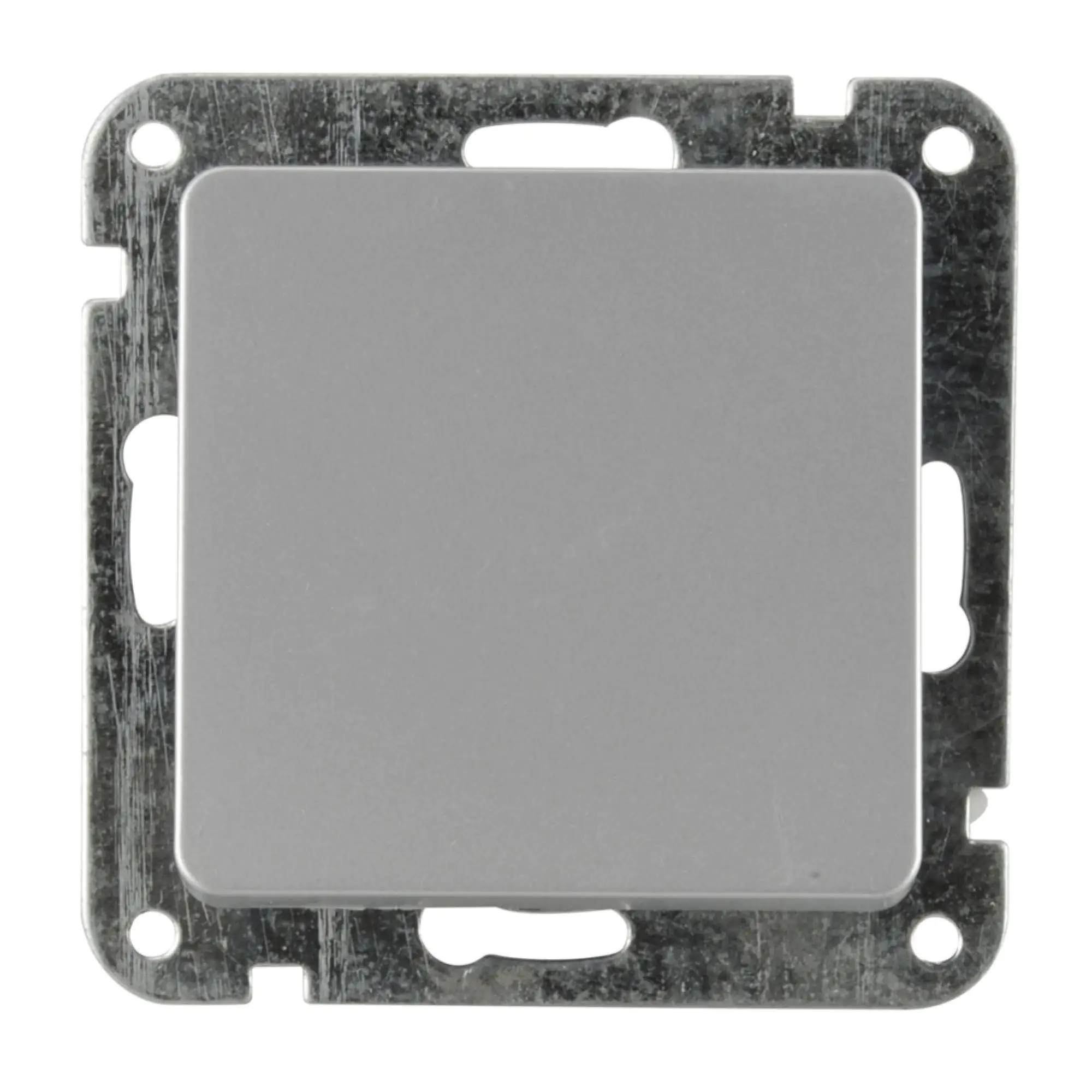 Unitec Aus-Wechselschalter mit Wippe silber, Serie Le Mans