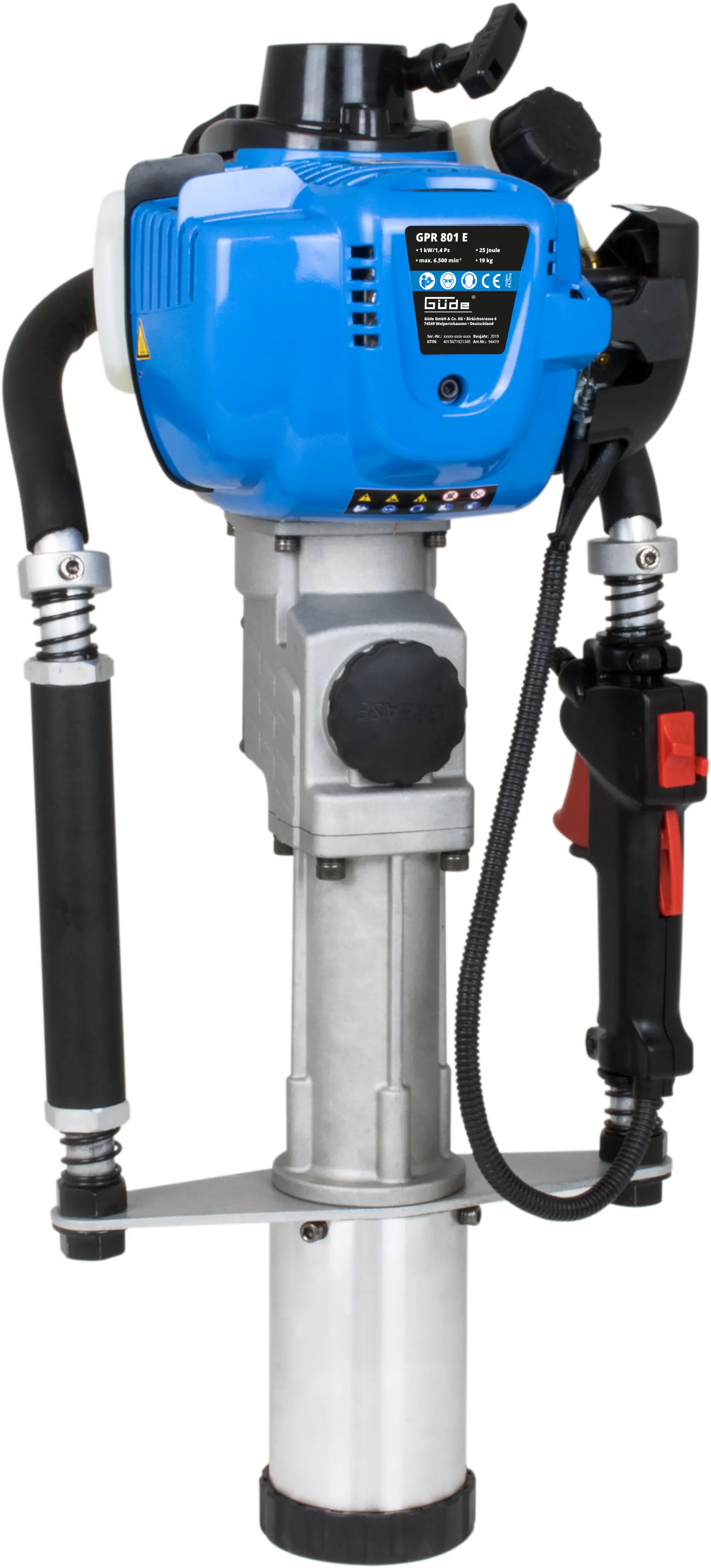 Güde Pfahlramme GPR 801 E Pfostenramme für Metall & Holz Güde Pfahlramme GPR 801 E Pfostenramme für Metall & Holz