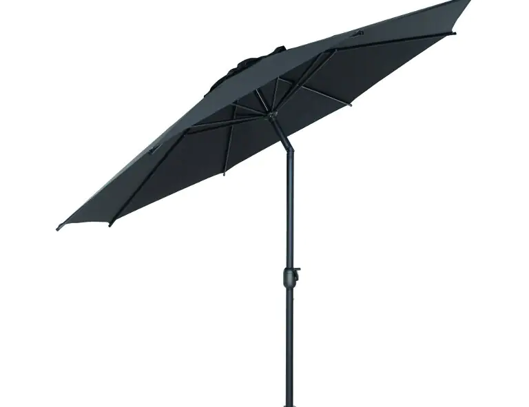 Siena Garden Mittelstockschirm Isa anthrazit Ø 300 cm Siena Garden Mittelstockschirm Isa anthrazit Ø 300 cm