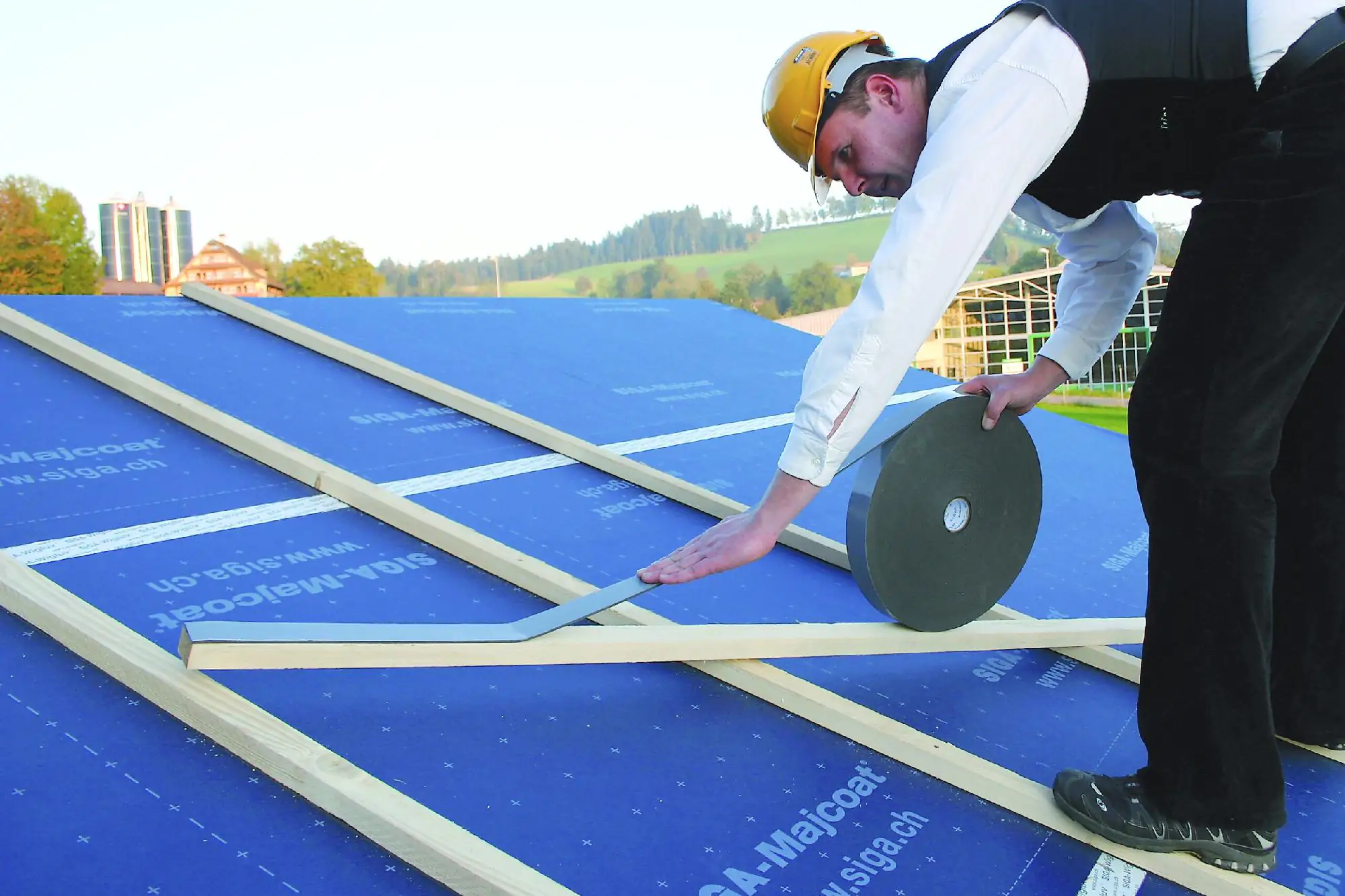 Siga Nageldicht-Band 30 m x 7 cm schwarz