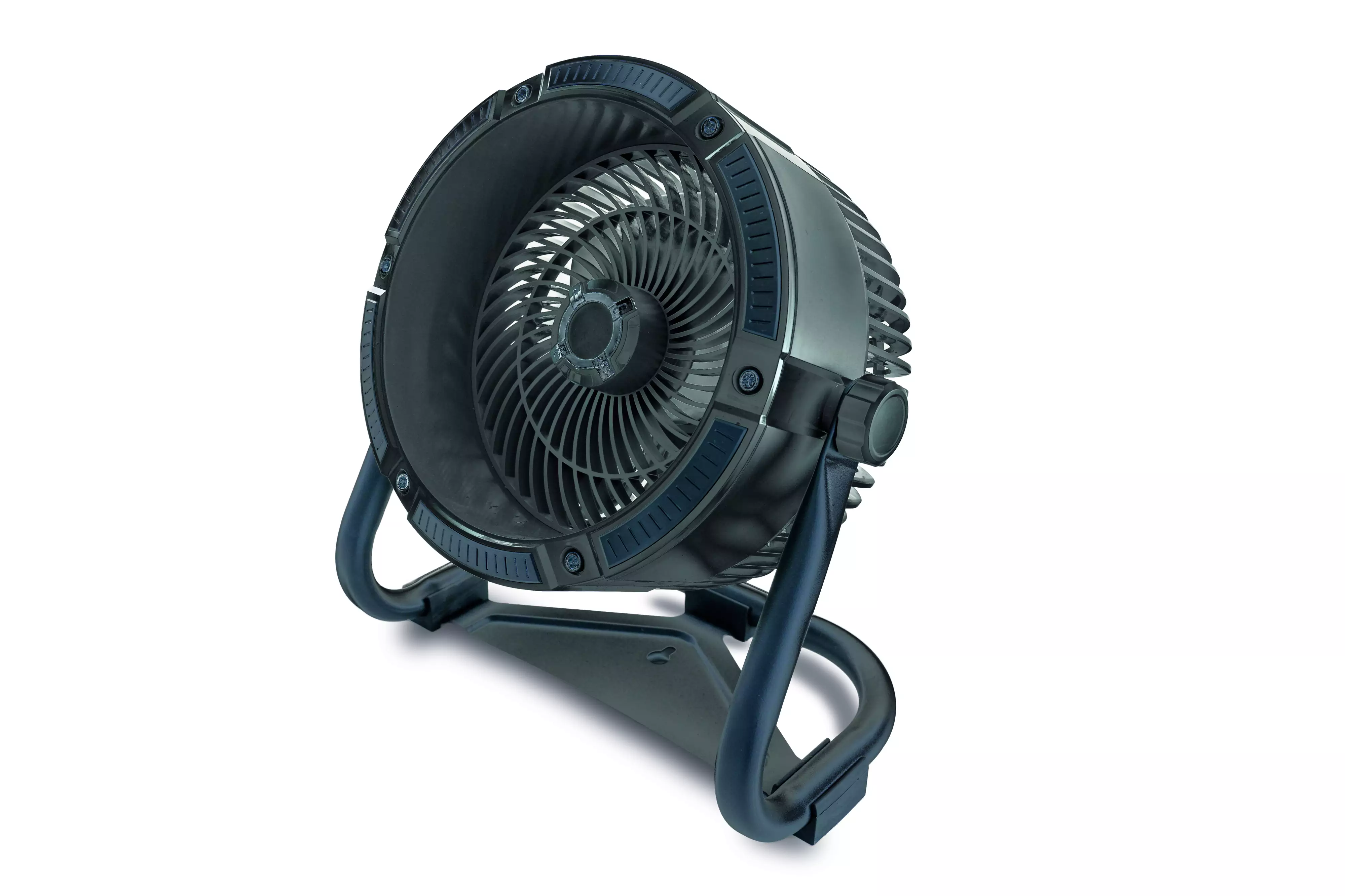 Unold Akkuventilator Outdoor Ø18,5 cm 10W inkl. Licht schwarz