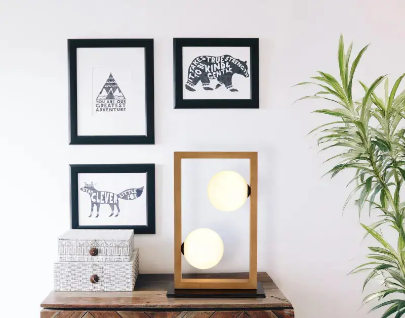 Globo Tischleuchte Nanda 28 x 40 cm schwarz matt