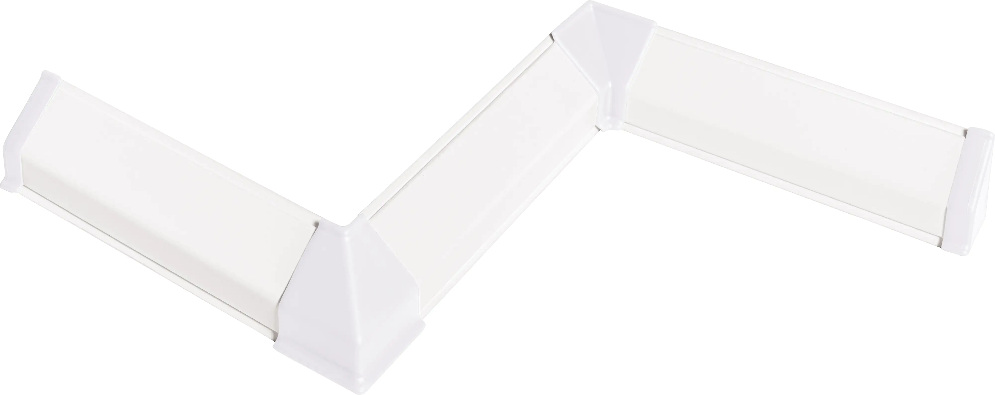 Kaindl Zubehörset für Küchenabschlussleiste weiß