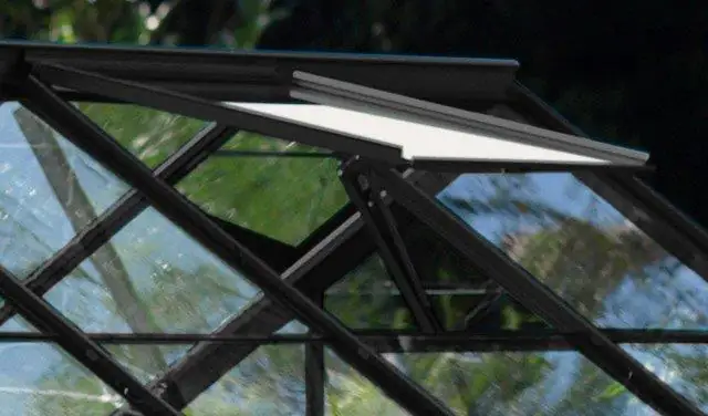 Vitavia Alu-Dachfenster zu Gewächshaus Calypso schwarz