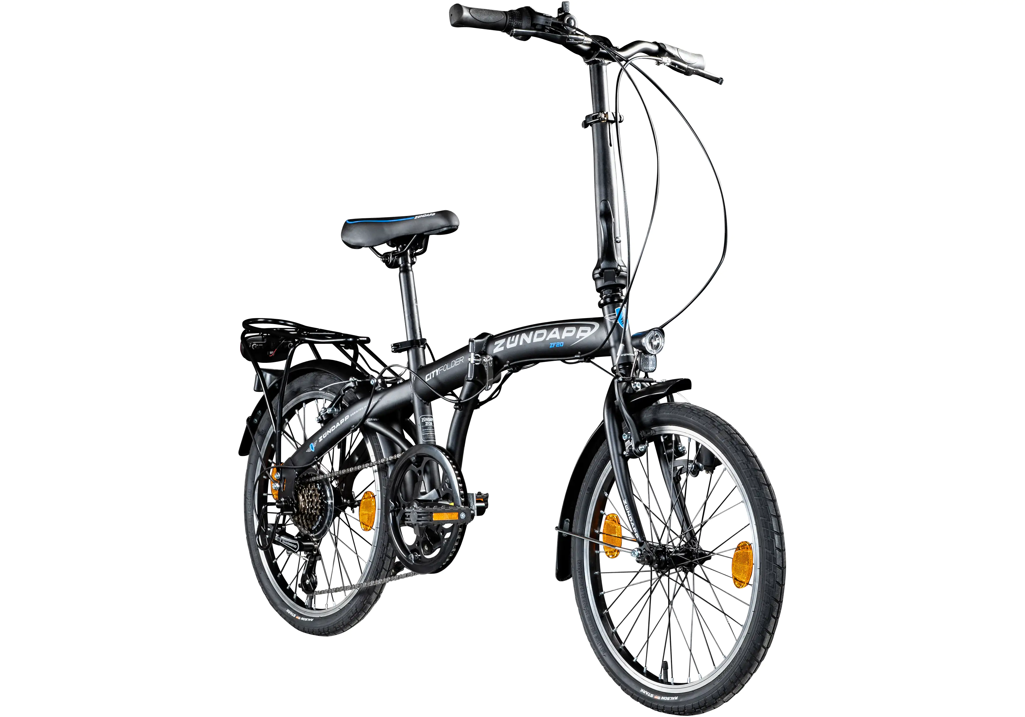 Zündapp Faltrad ZF20 Speed Folder 20 Zoll 6-Gang RH 28,5cm grau