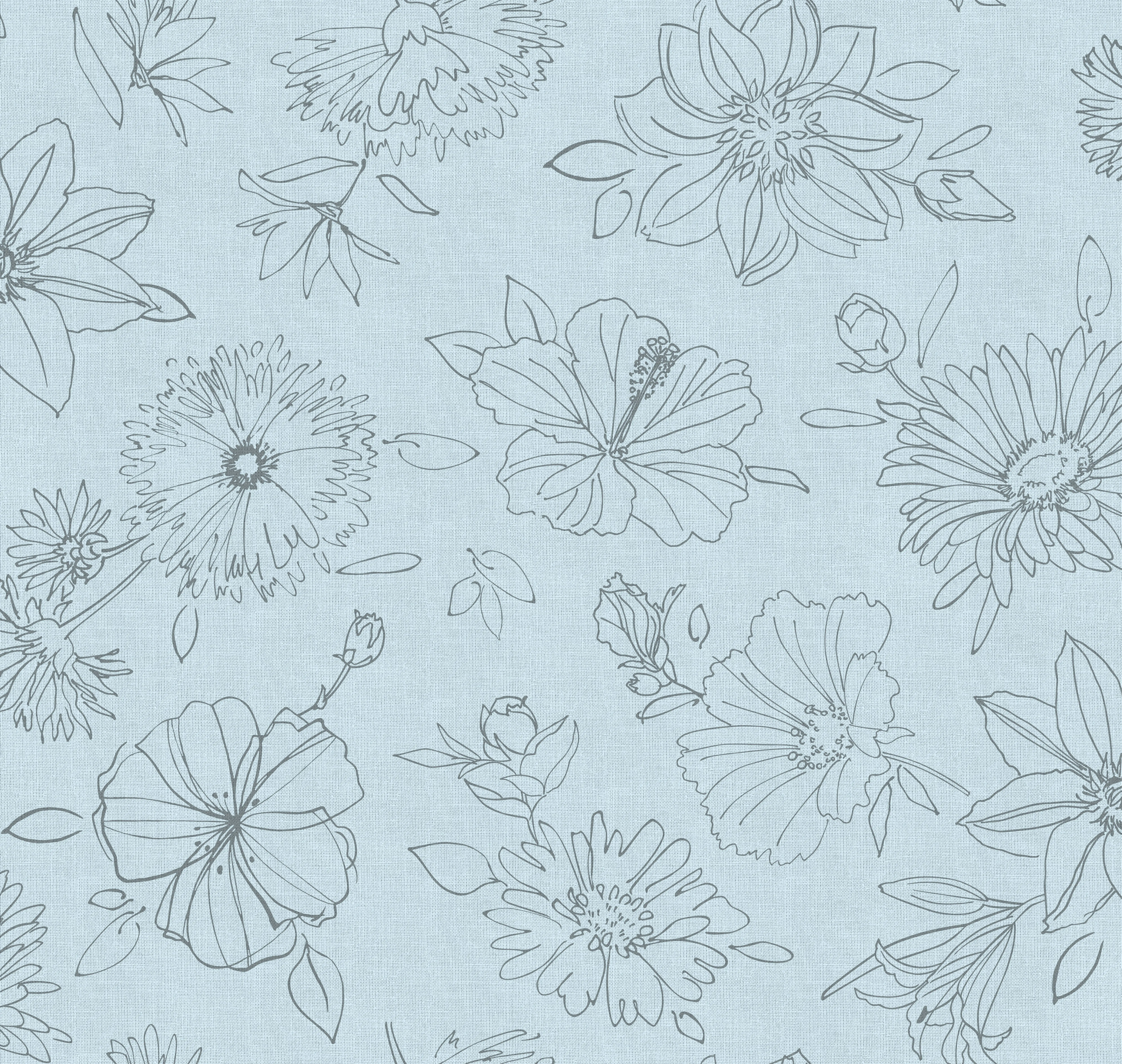 d-c-table® Tischdecke Manhattan Palmas 150 x 250 cm, grau