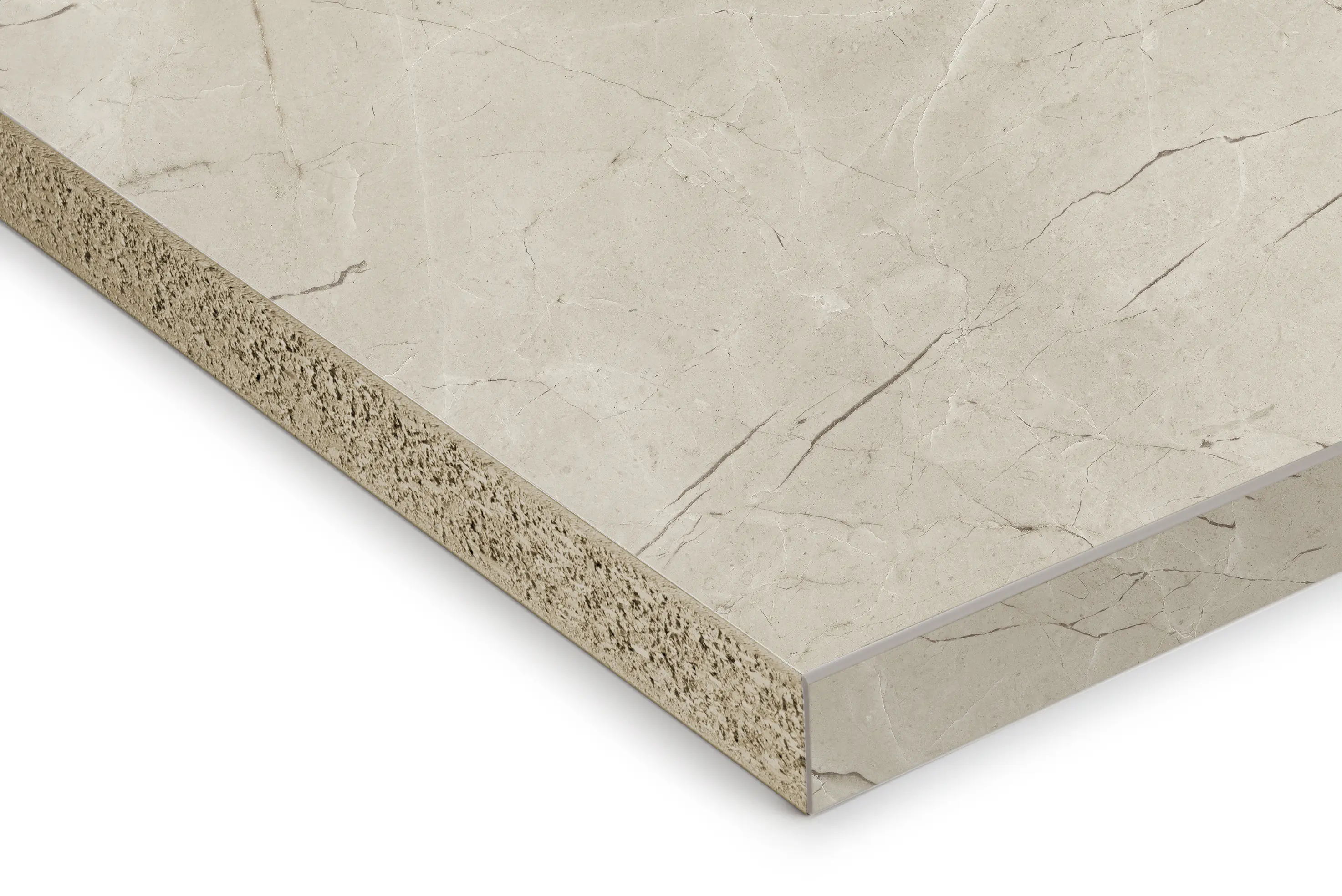 Kaindl Arbeitsplatte 410 x 60 cm 38 mm Marmor Vicosa Clara