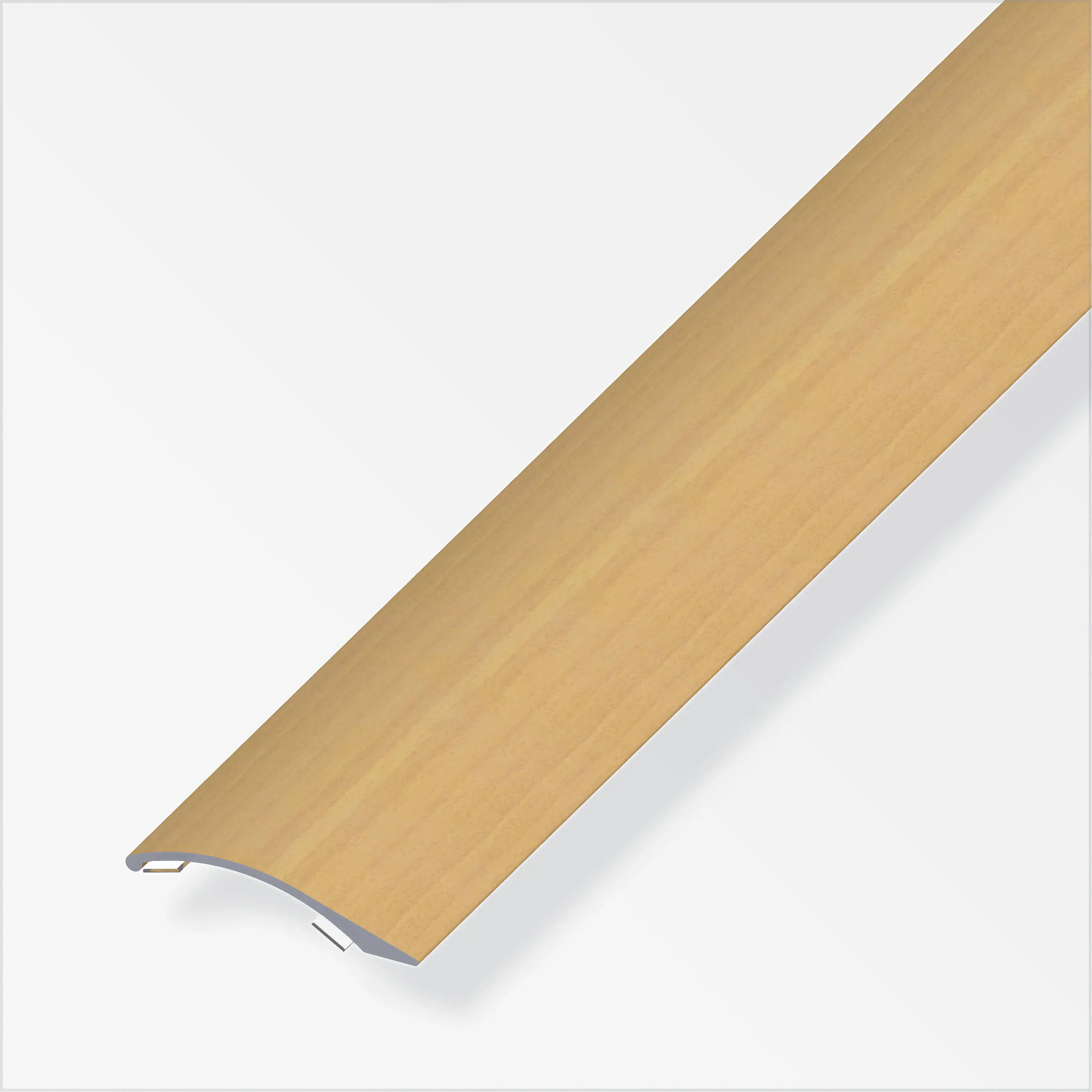 alfer Ausgleichsprofil 1 m, 38.5 x 7.5 mm Alu beschichtet sublimiert buche
