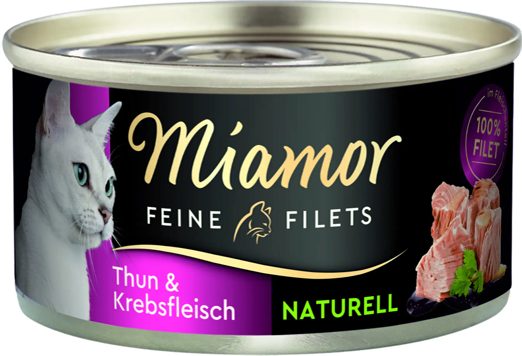 Katzennassfutter Feine Filets naturelle Thunfisch und Krebs 80 g Miamor Katzennassfutter Feine Filets naturelle Thunfisch und Krebs 80 g Miamor