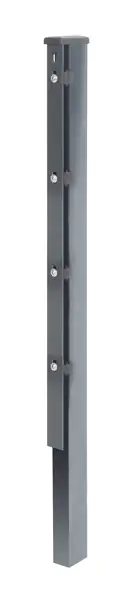 4004338974695 Alberts Zaunpfosten inkl. Flacheisen 260 cm 60 x 40 mm anthrazit