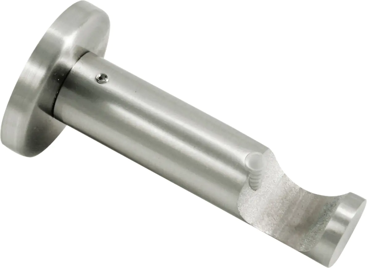 Gardinia Träger Winsor offen edelstahl-optik, Ø 25 mm Gardinia Träger Winsor offen edelstahl-optik, Ø 25 mm