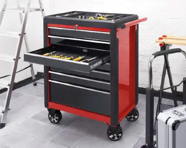 Primaster Werkstattwagen 78 x 47 x 97 cm Belastbarkeit 150 kg unbestückt Primaster Werkstattwagen 78 x 47 x 97 cm Belastbarkeit 150 kg unbestückt