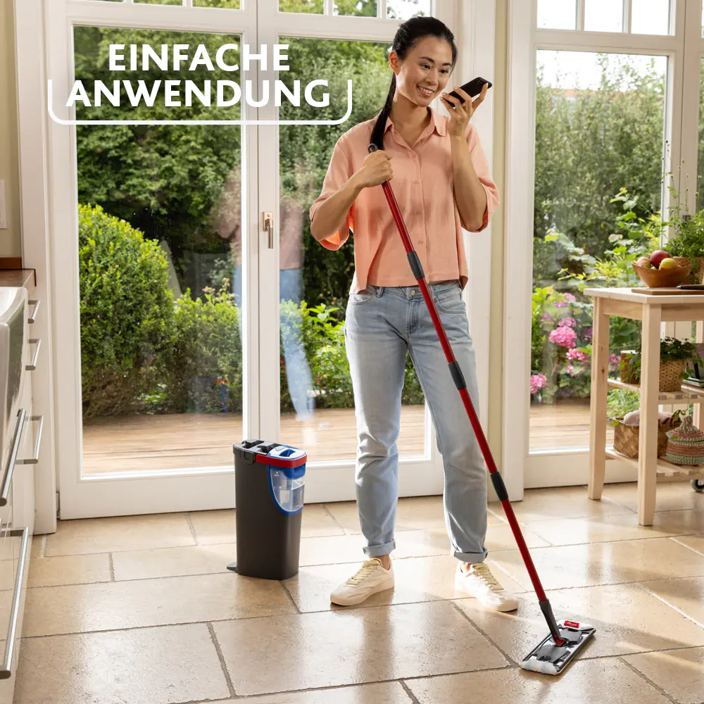Vileda Bodenwischer Reinigungsset H2PRO Flat Mop Vileda Bodenwischer Reinigungsset H2PRO Flat Mop