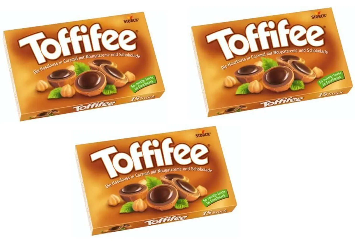 Toffifee Schokoladen-Pralinen Winterfriends 3x15er Packung 375 g