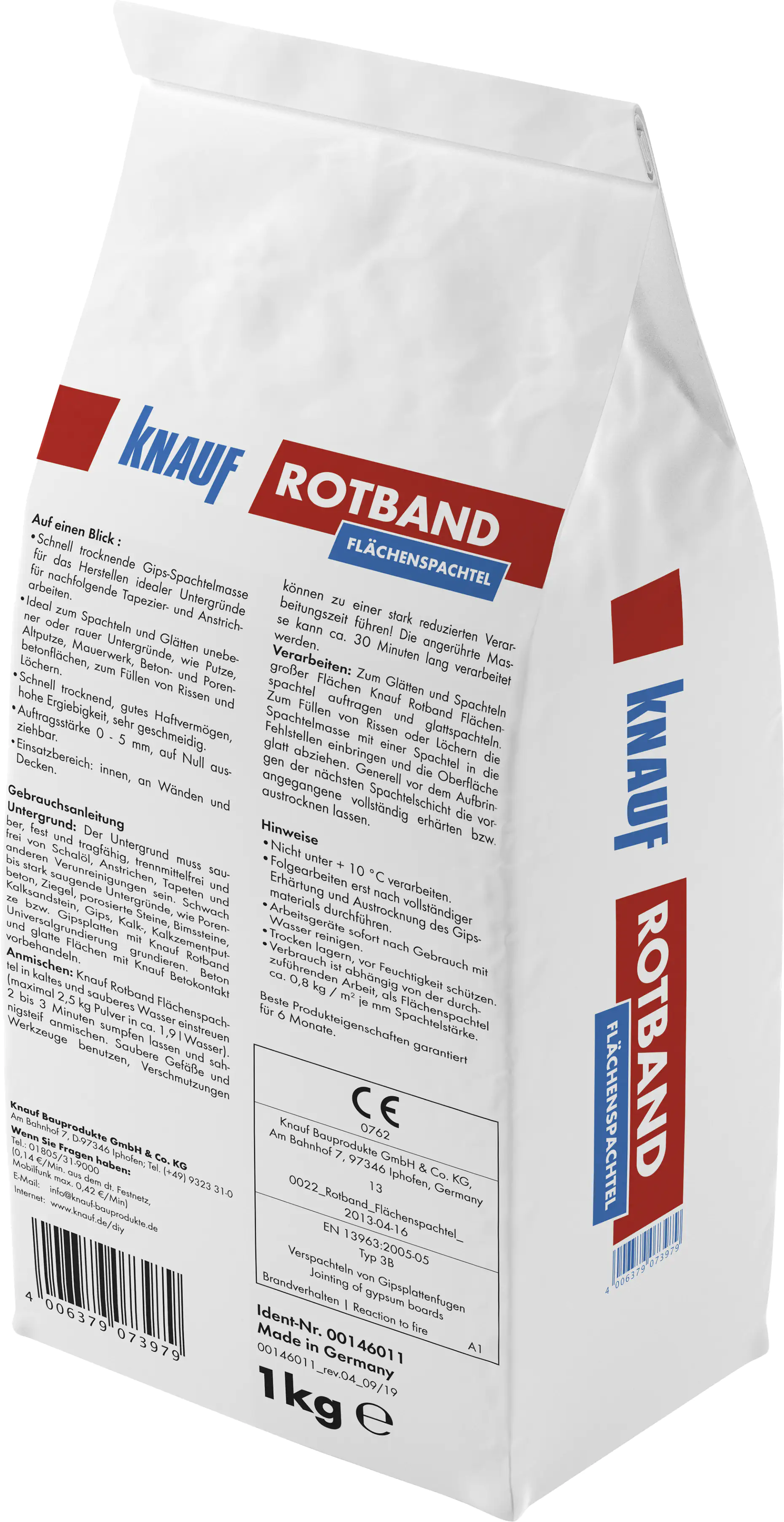 Knauf Rotband Flächenspachtel 1 kg