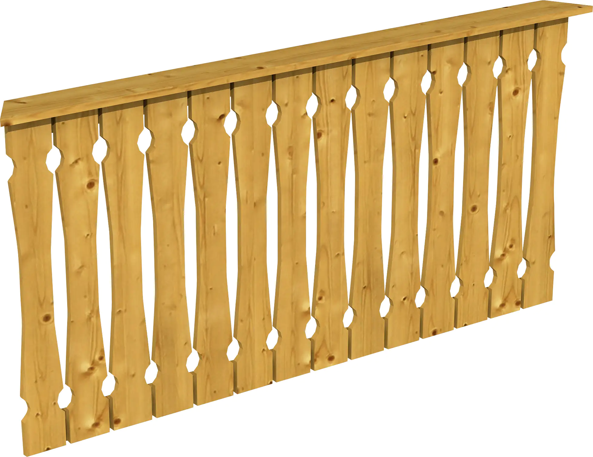 SKAN HOLZ Brüstung Balkonschalung 180 x 96 cm Fichte SKAN HOLZ Brüstung Balkonschalung 180 x 96 cm Fichte