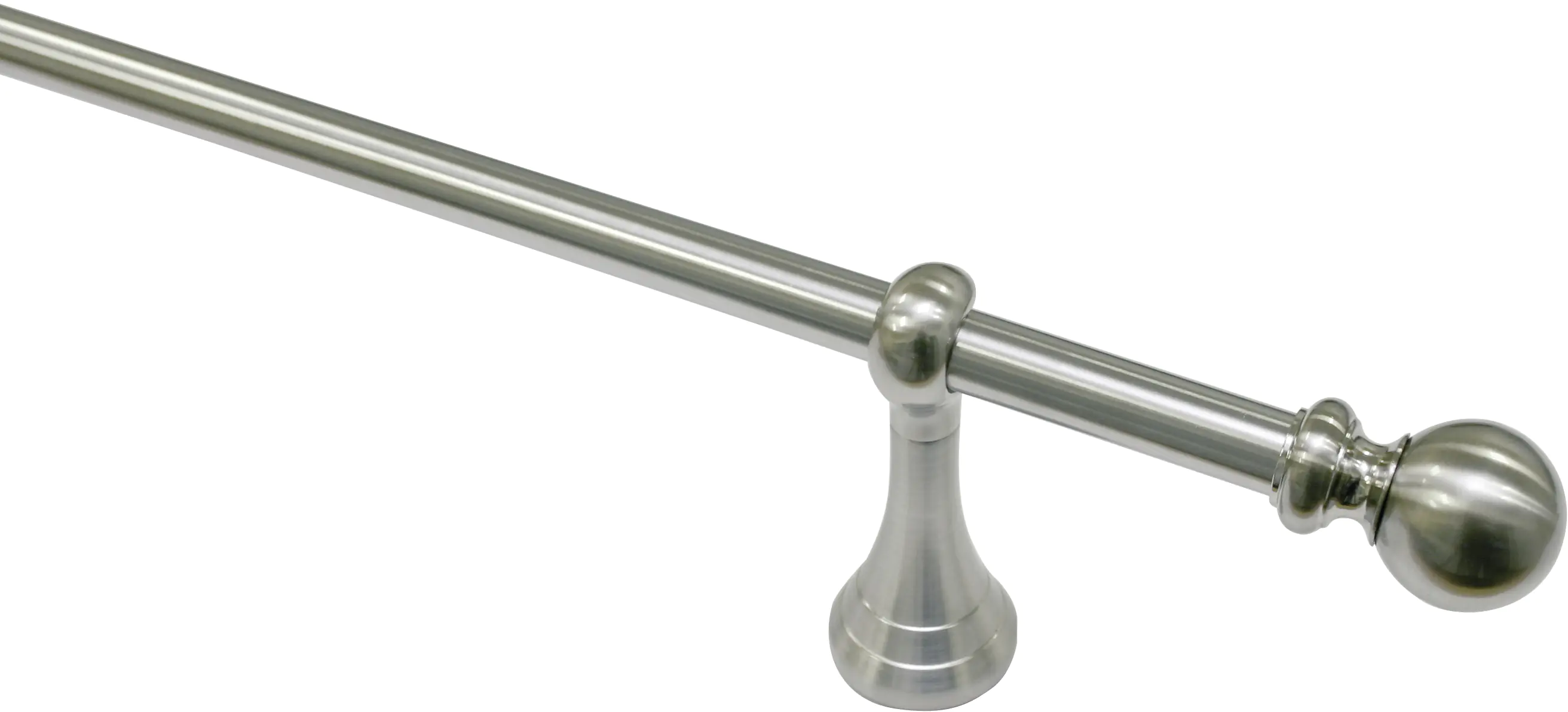 Gardinia Stilgarnitur Polaris Ø 19 mm, edelstahl-optik, 160 cm