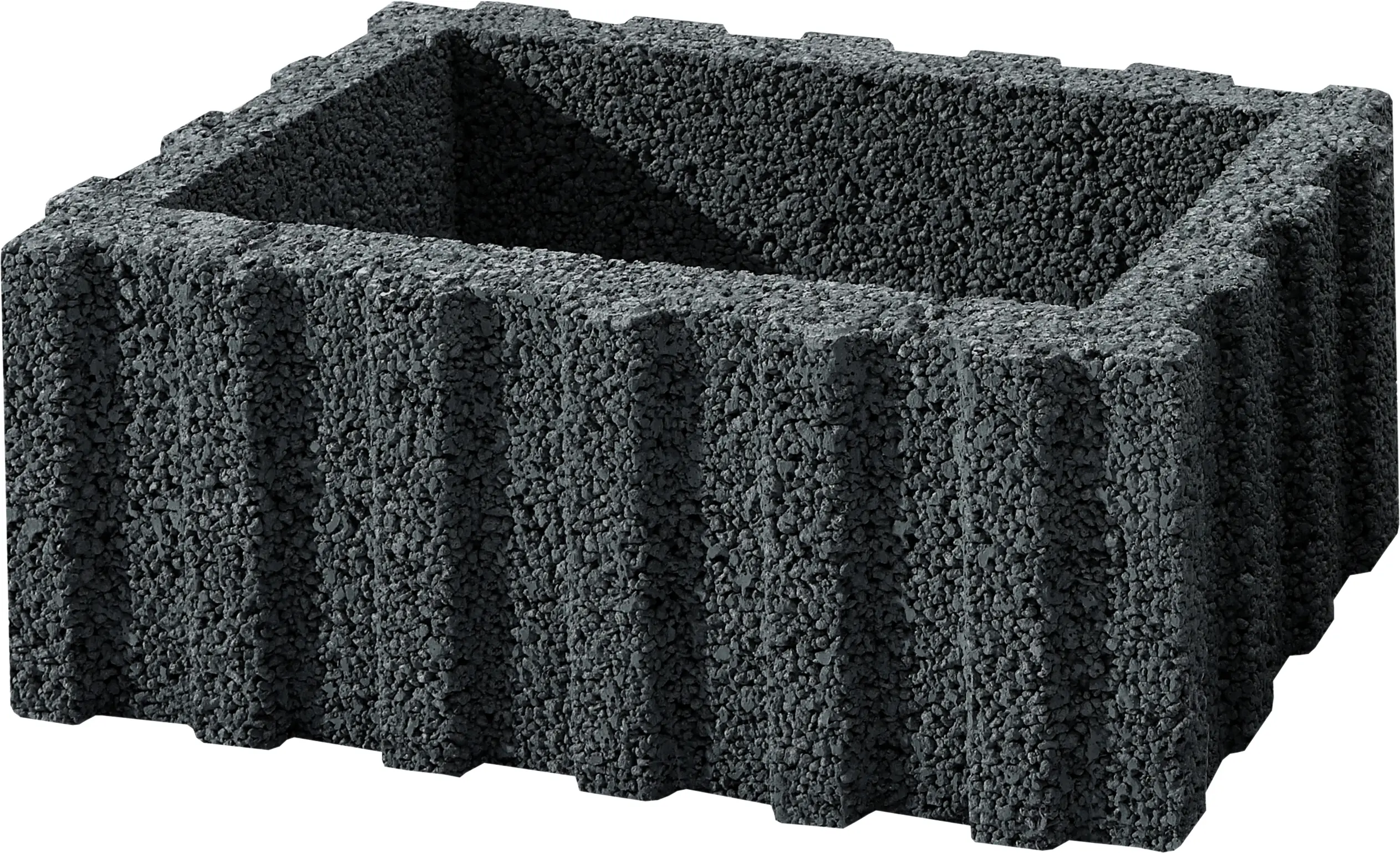 Kann Pflanzstein Gala Flair 60 x 40 x 25 cm anthrazit