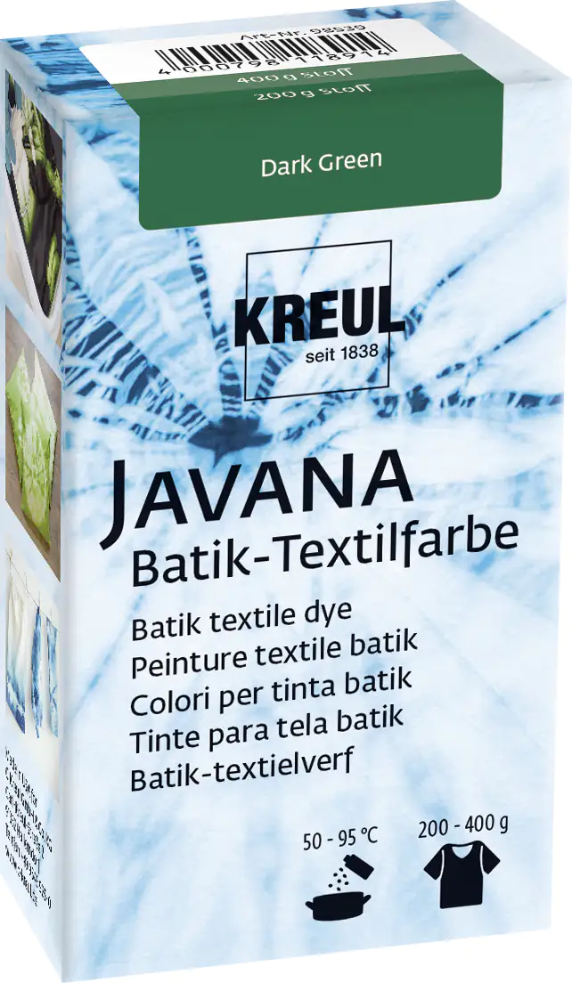 Kreul Javana Batik-Textilfarbe Dark Green, 70 g
