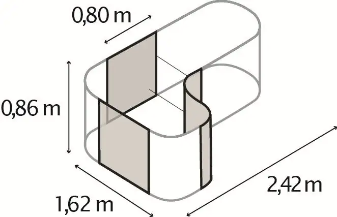 Vitavia Erweiterung Curve zu Hochbeet 858 86 cm rubin Vitavia Erweiterung Curve zu Hochbeet 858 86 cm rubin