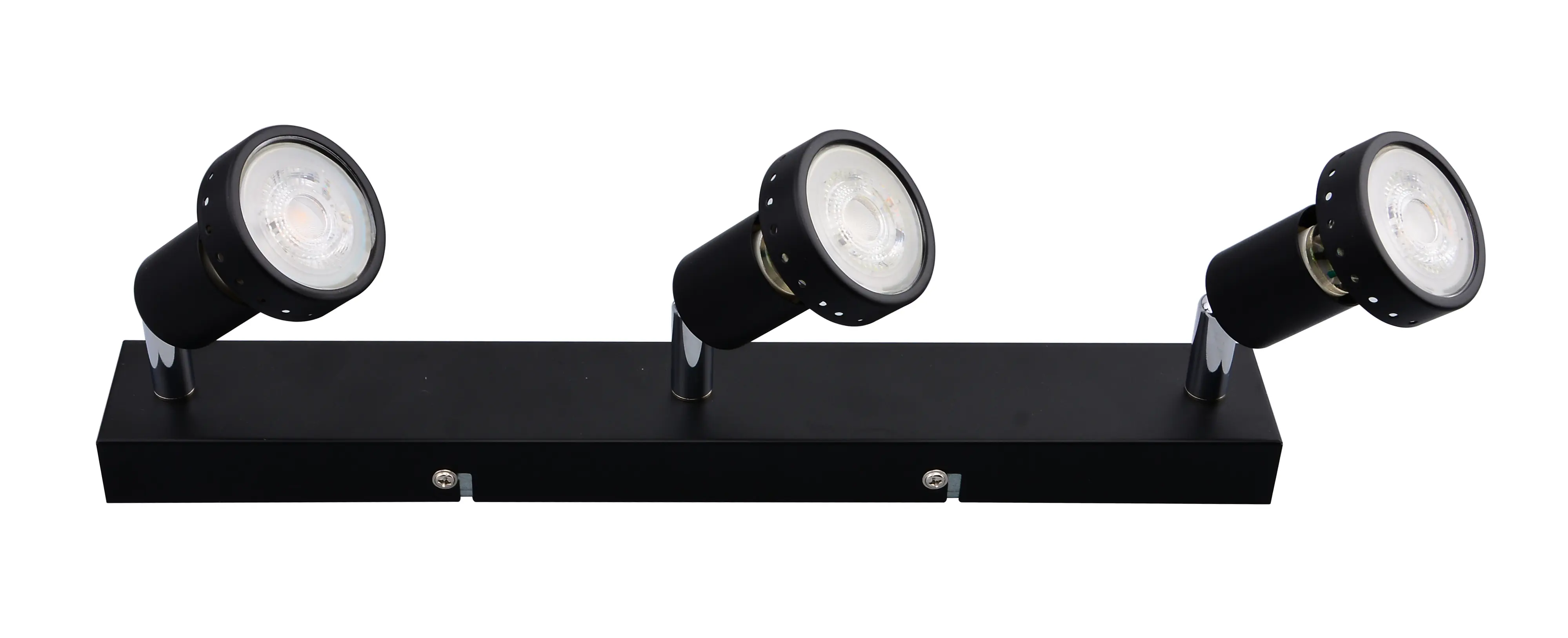 Primaster Deckenstrahler 3er LED Spot Chicago GU10 36 x 8 cm schwarz