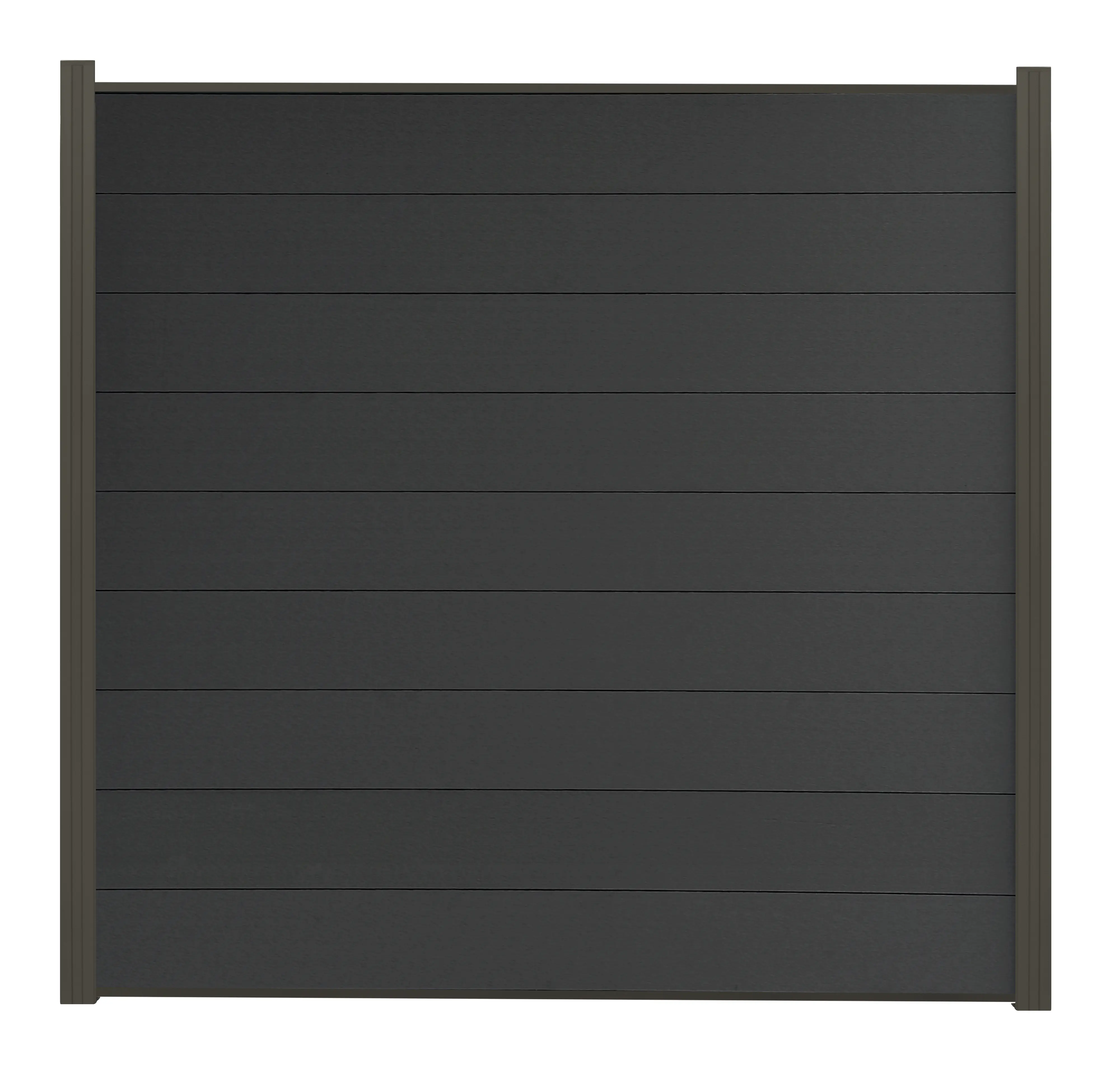 elephant WPC-Steckzaun-Set Korsika anthrazit 179 x 18,7 x 2 cm 