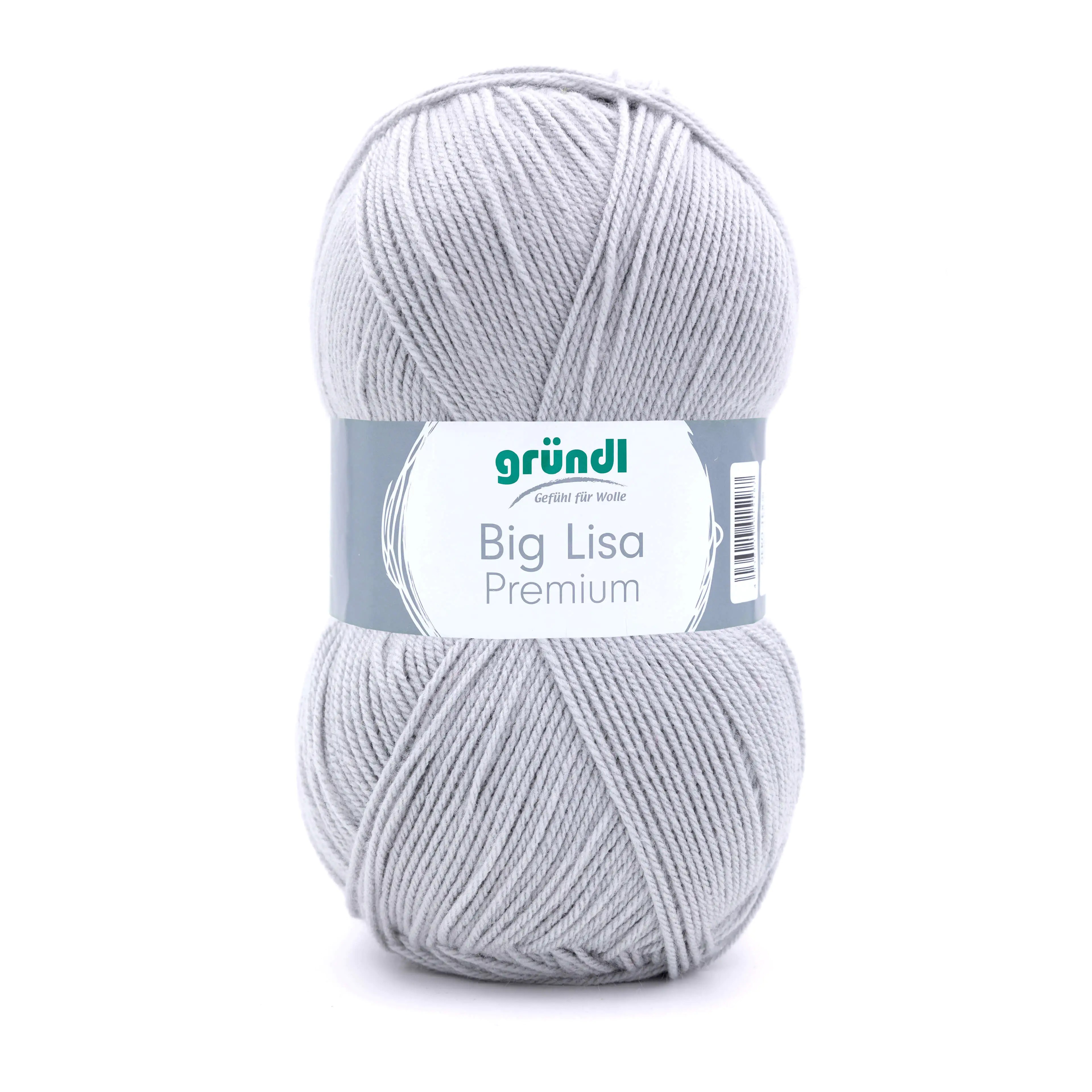 Gründl Wolle Big Lisa Premium 250 g hellgrau