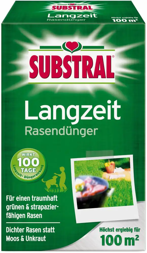 Substral Langzeit Rasendünger 100 m² 2 kg
