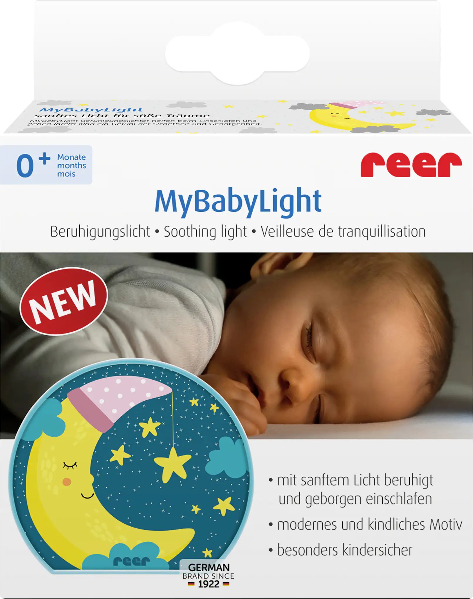 Reer LED-Nachtlicht MyBabyLight Mond