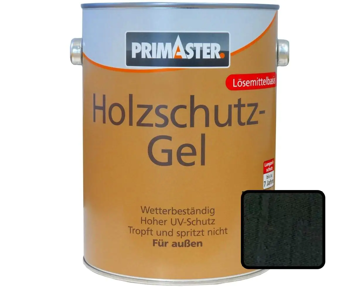 Primaster Holzschutzgel 5 L ebenholz seidenmatt Primaster Holzschutzgel 5 L ebenholz seidenmatt