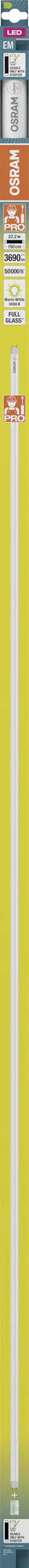Osram LED Röhre 150 cm G13 22,2 W warmweiß