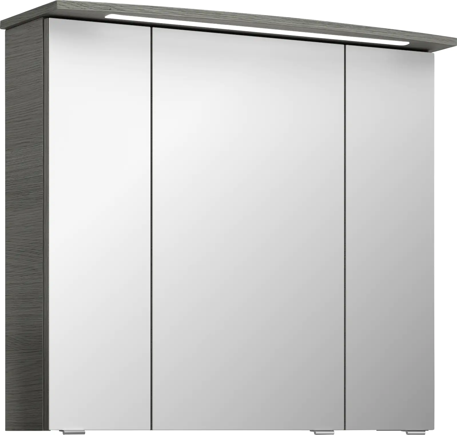 4017026108968 Pelipal Spiegelschrank Fokus 4010 Graphit Struktur quer, Breite 820 mm