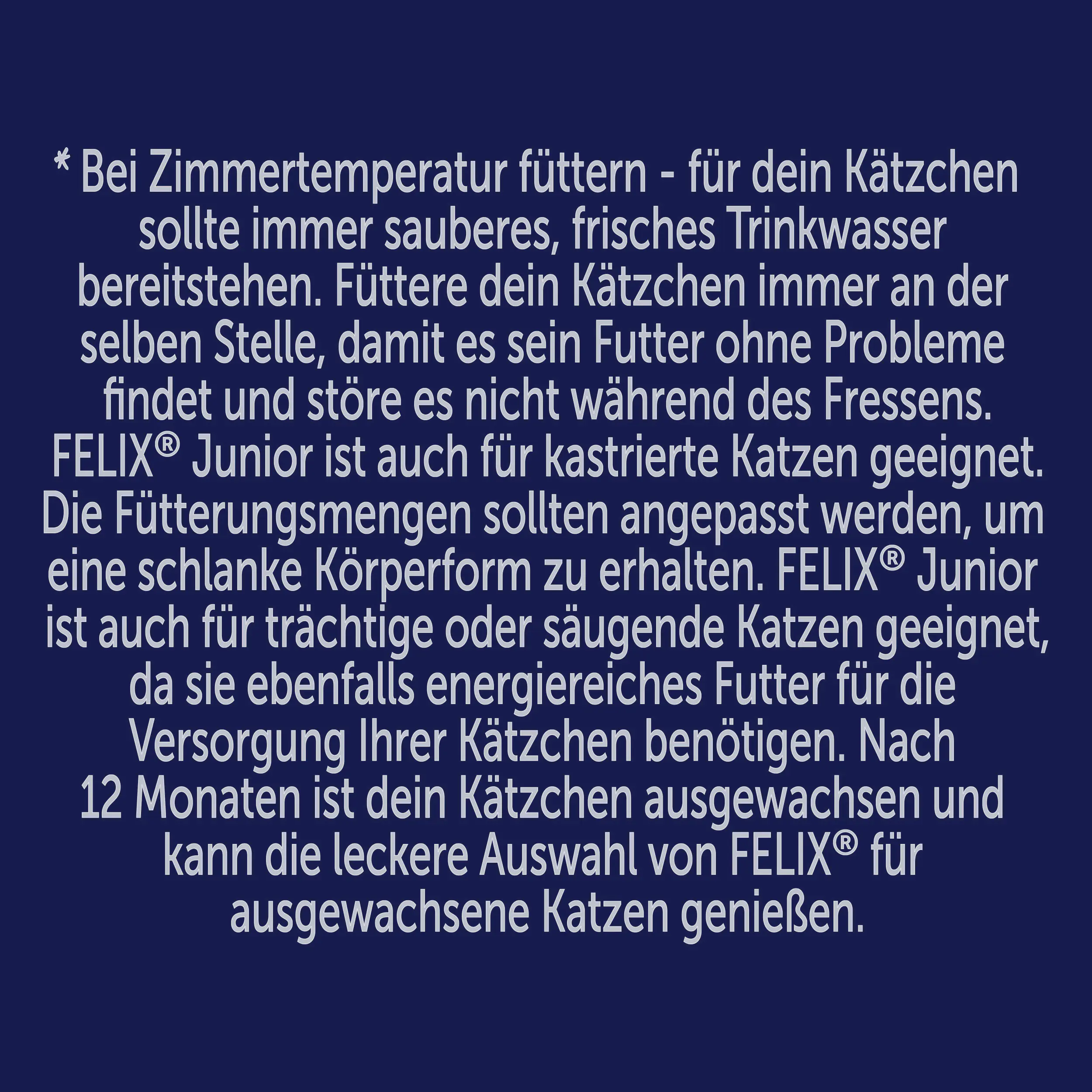 Felix Junior Gemischte Vielfalt in Gelee Katzenfutter 12 x 85g