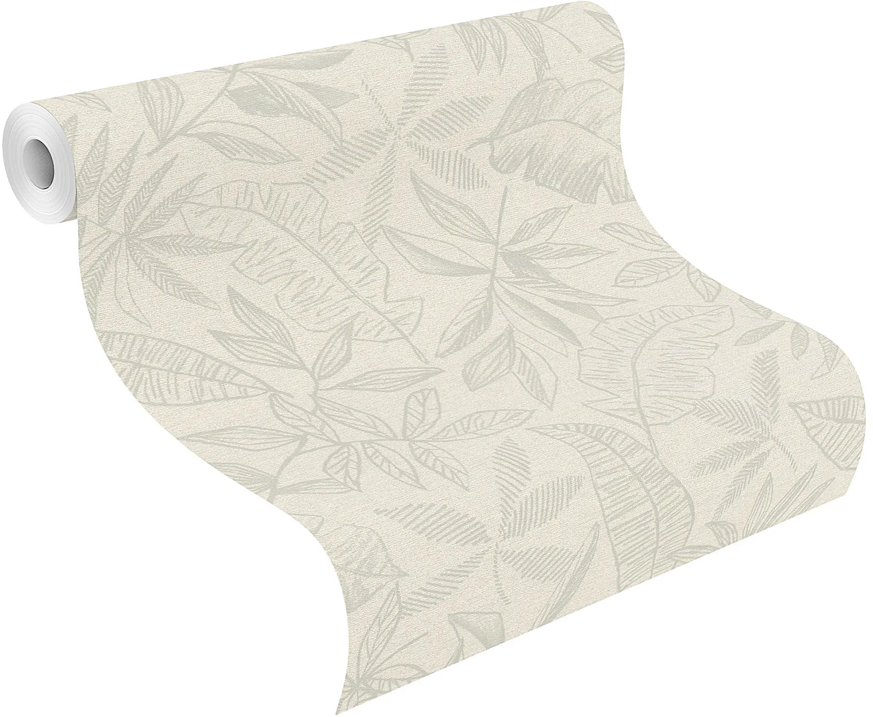 Schöner Wohnen Vliestapete Blätter beige salbei 10,05 x 0,53 m