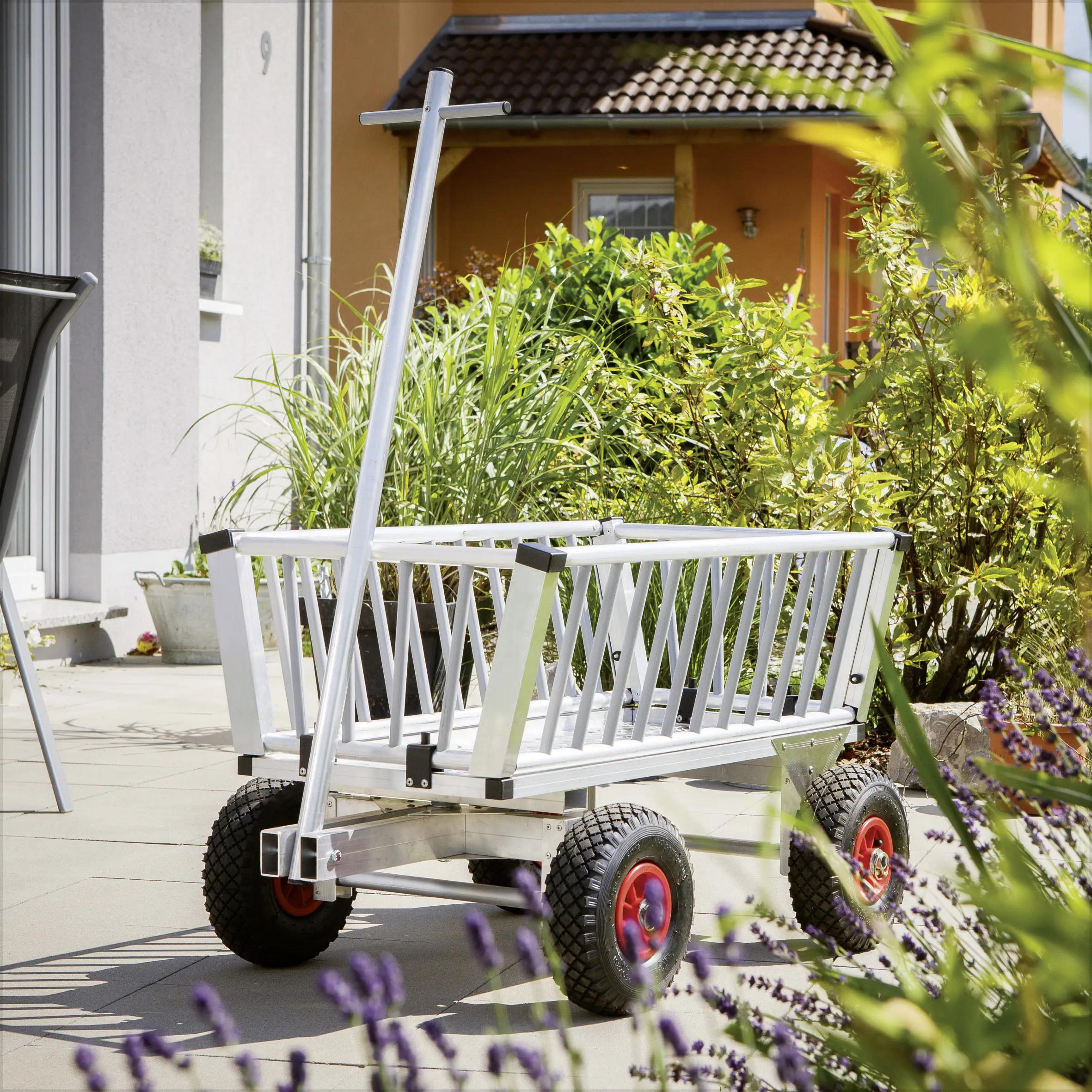 alfer Aluminium Bollerwagen 100 x 60 x 60 cm