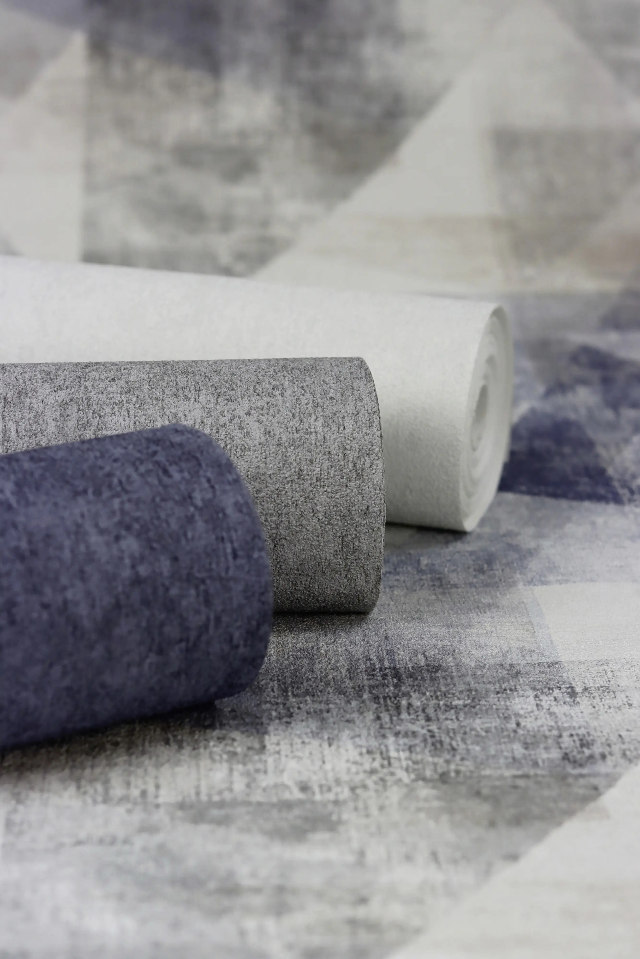 Rasch Vliestapete 617955 Linares geometrisch blau grau-beige 10,05 x 0,53 m