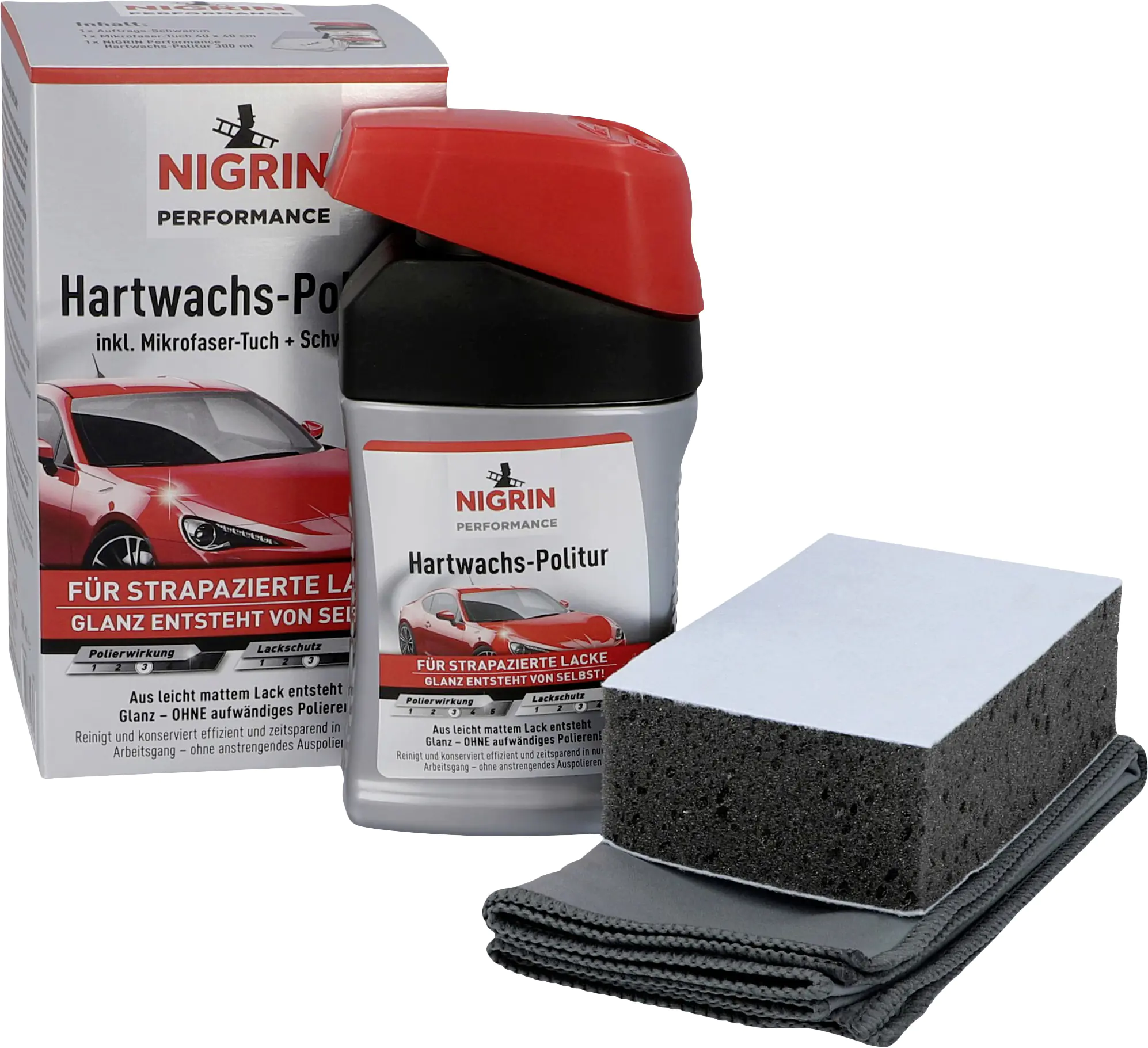 Nigrin Performance Hartwachs-Politur Turbo 300ml