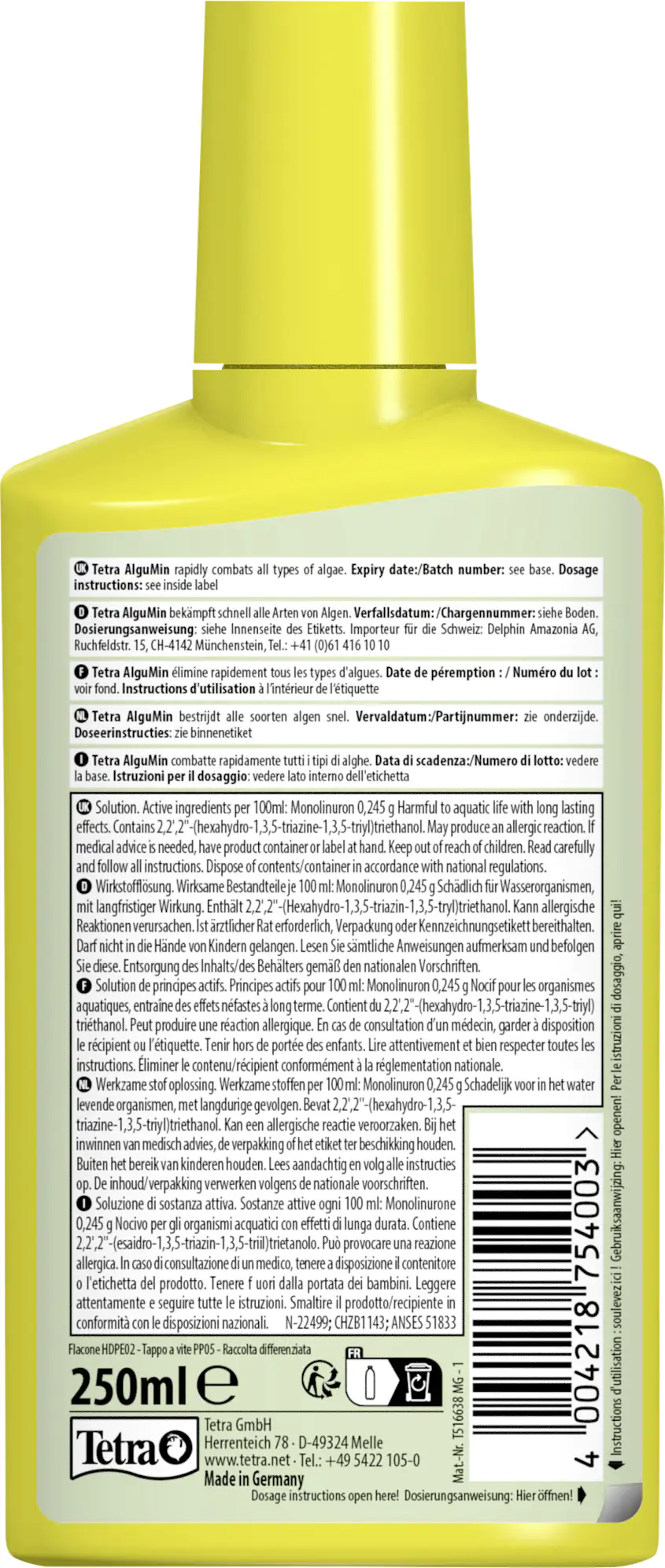 Tetra AlguMin 250 ml Tetra AlguMin 250 ml