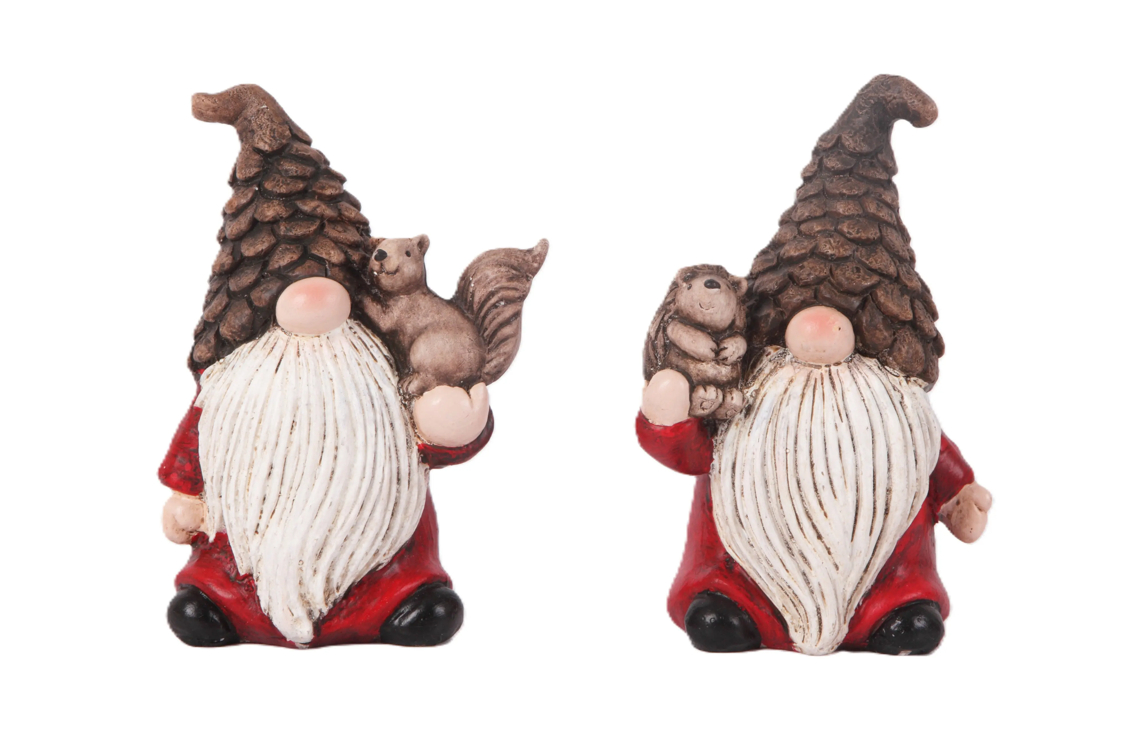 Dekofigur Zwerg Polyresin 24 cm bunt 2-fach sortiert
