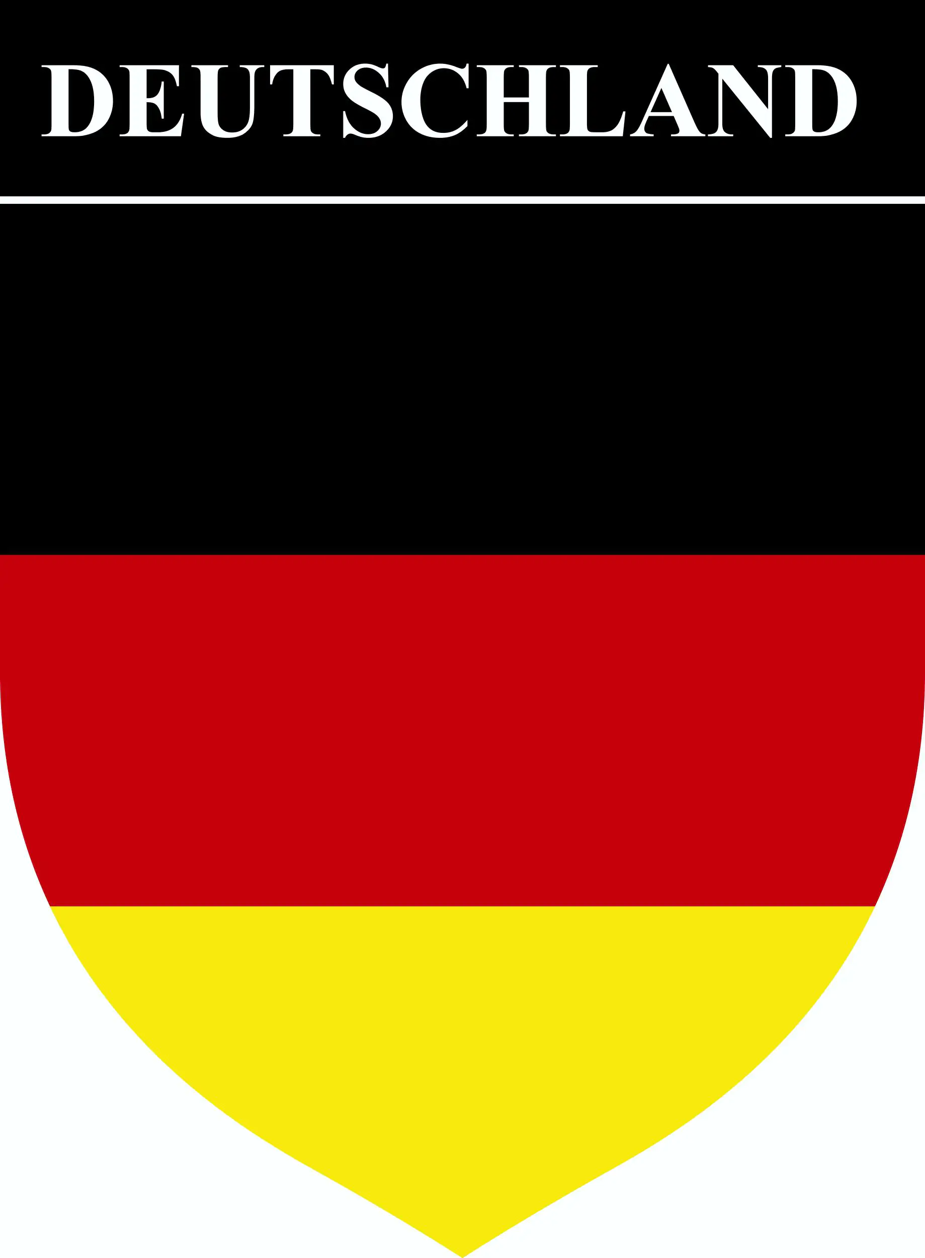 Hermann Schütz Aufkleber Wappen Deutschland 85x65mm