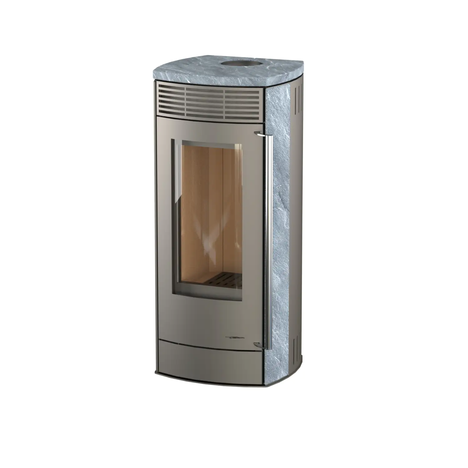 Thermia Kaminofen Alpha Naturstein grau 6 kW Thermia Kaminofen Alpha Naturstein grau 6 kW
