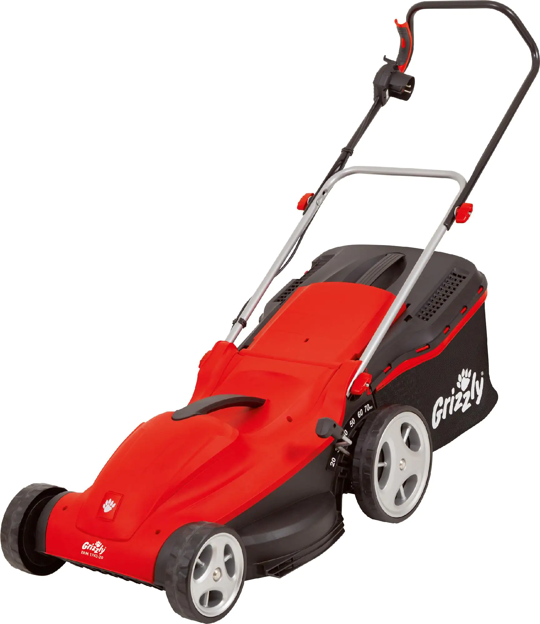 Grizzly Tools Elektro-Rasenmäher ERM 1743-20 43 cm Schnittbreite