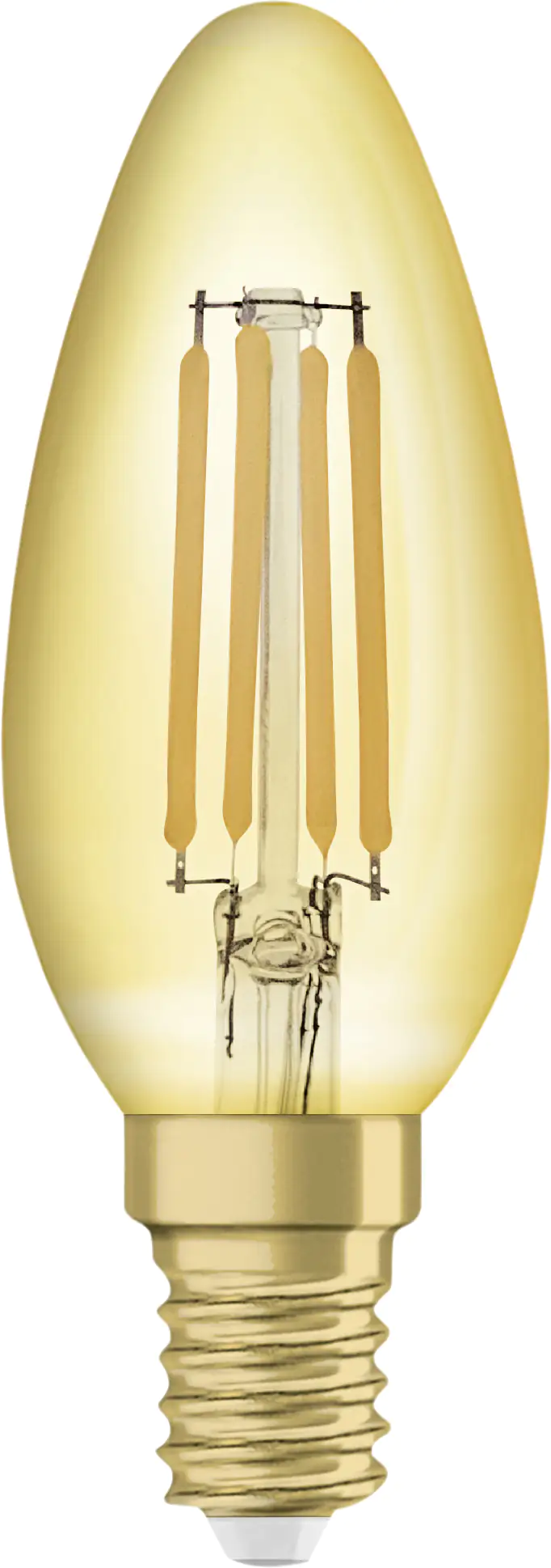 Osram LED Kerzenlampe Vintage 1906 E14 4,5W warmweiß, amber