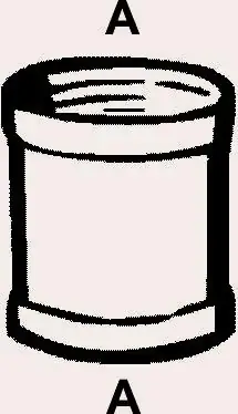 Cornat Muffe messing 3/4" Innengewinde