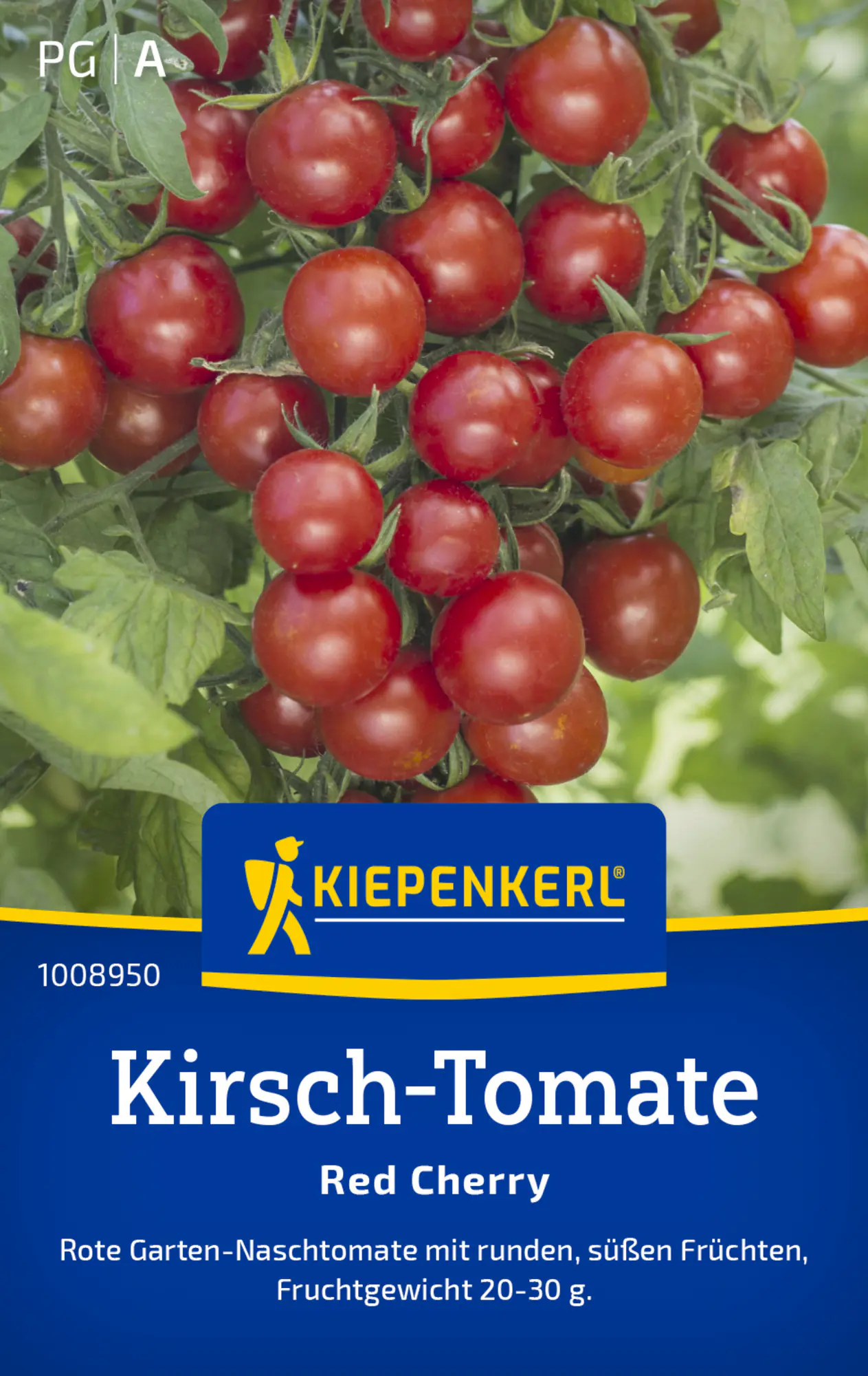 Kiepenkerl Saatgut Kirsch-Tomaten Red Cherry für ca. 15 Pflanzen