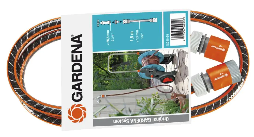 Gardena Anschlussgarnitur Flex 13 mm (1/2") 1,5 m Gardena Anschlussgarnitur Flex 13 mm (1/2") 1,5 m
