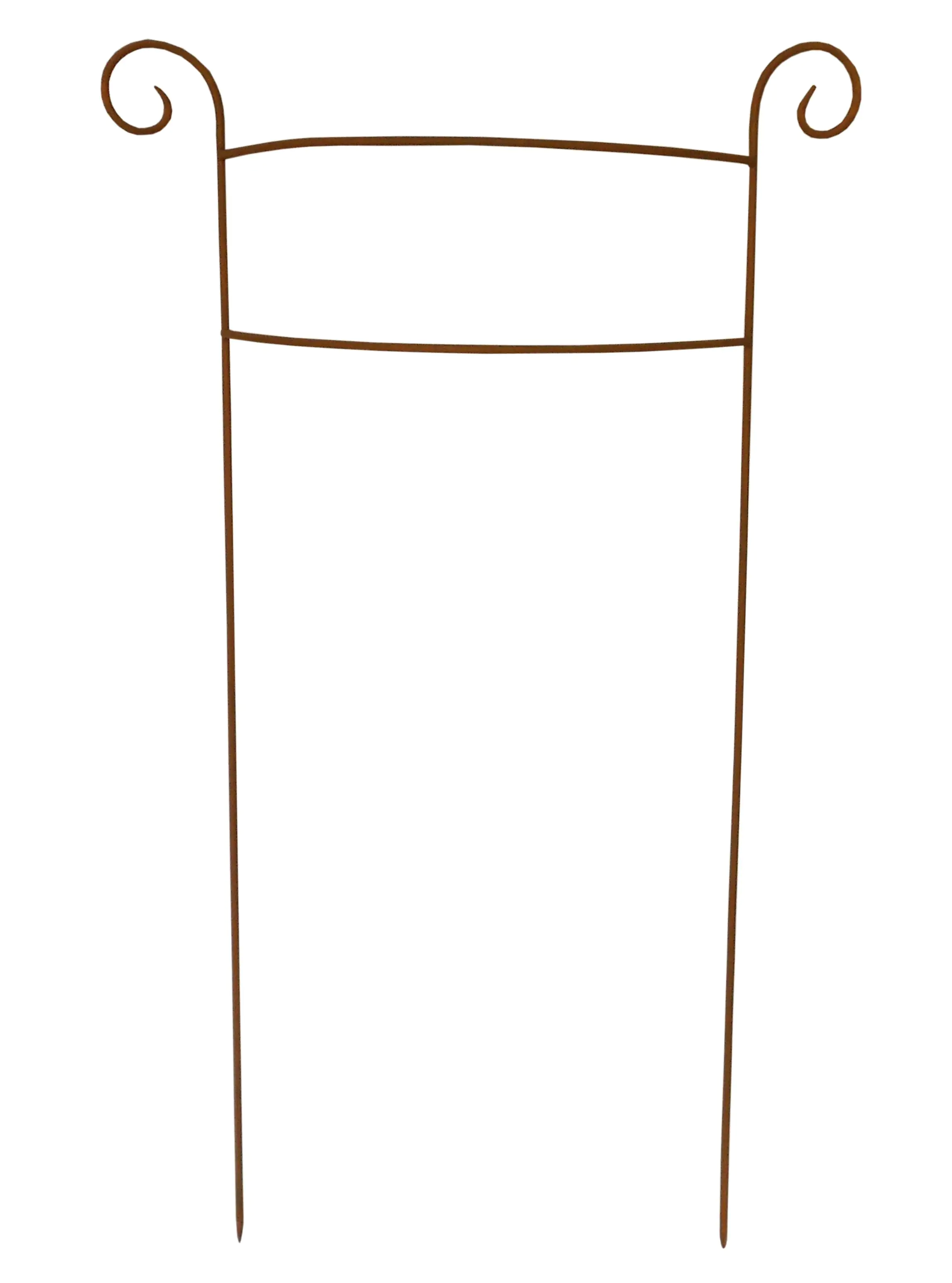 2076925036644 TrendLine Pflanzstütze 100cm rostoptik 58,5 x 12,5 x 100 cm