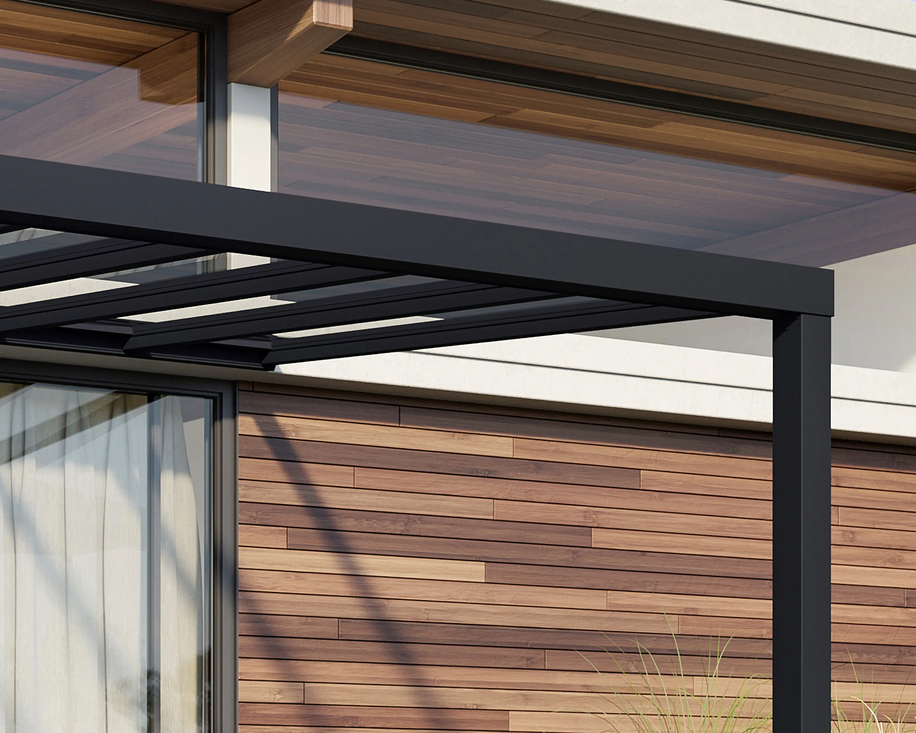 Canopia Terrassenüberdachung Stockholm  732 x 330,5 cm anthrazit