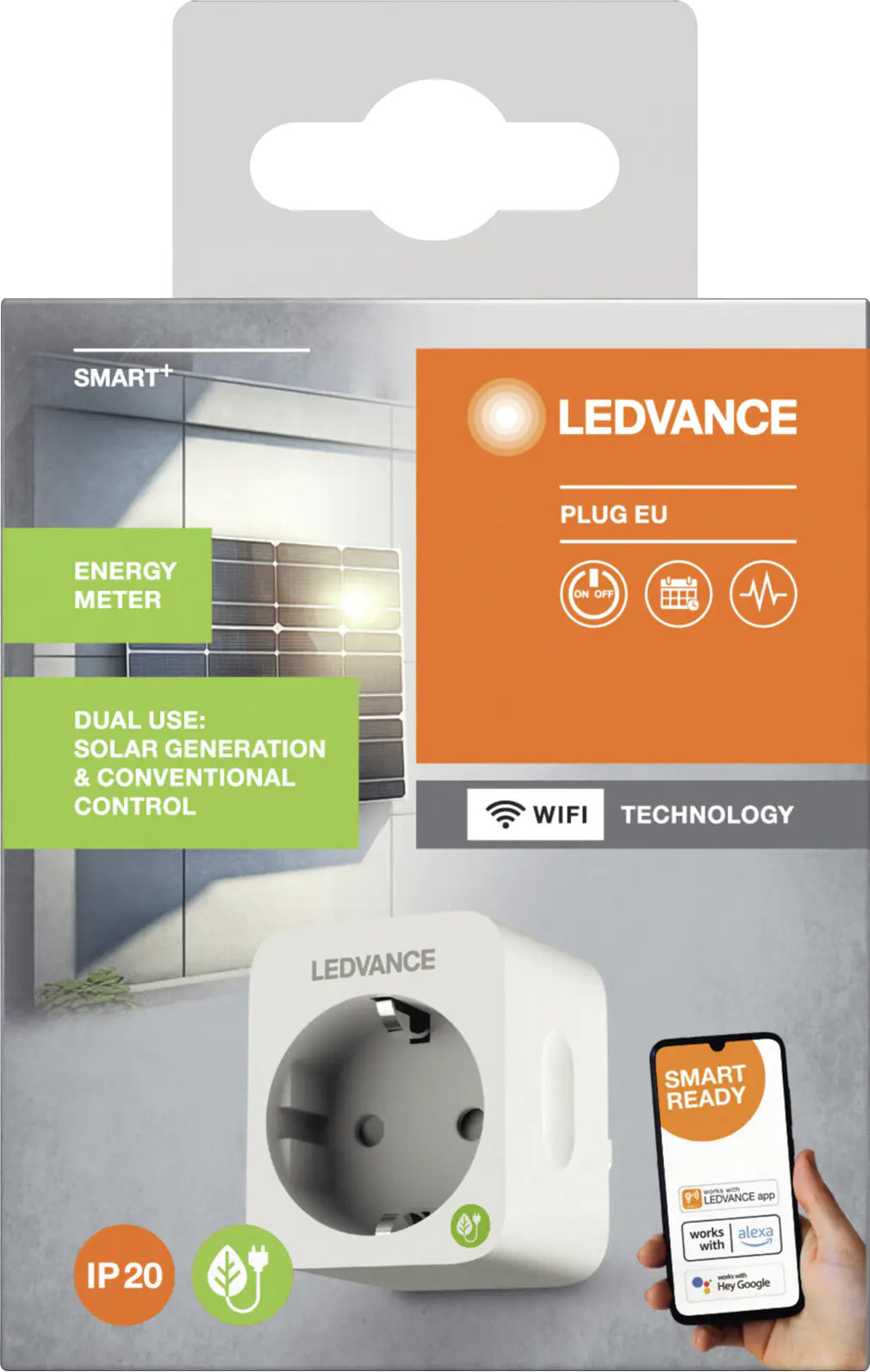 Ledvance EU-Stecker Smart + Wifi Solar Plug weiß