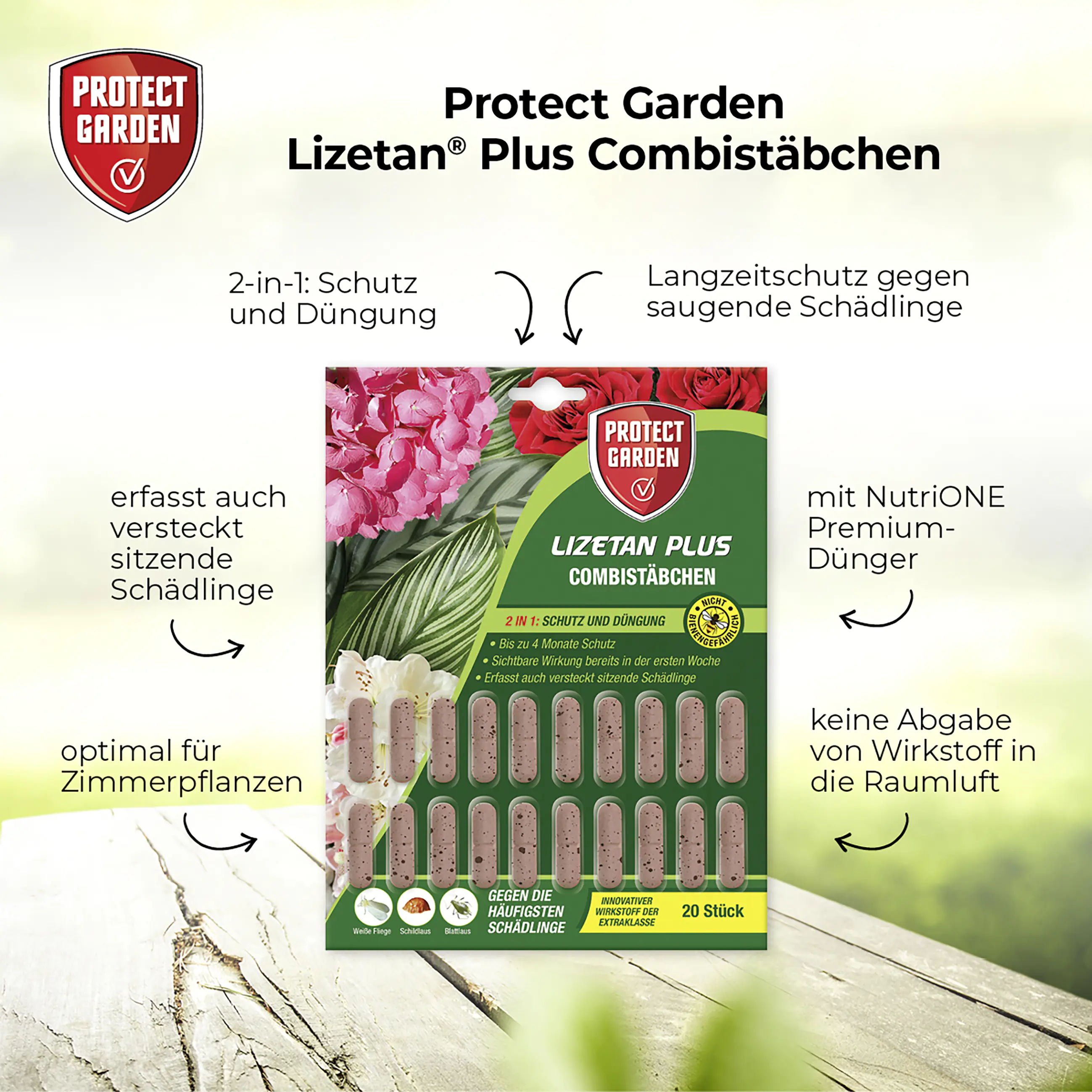 Protect Garden Lizetan Plus Combistäbchen 20 Stück